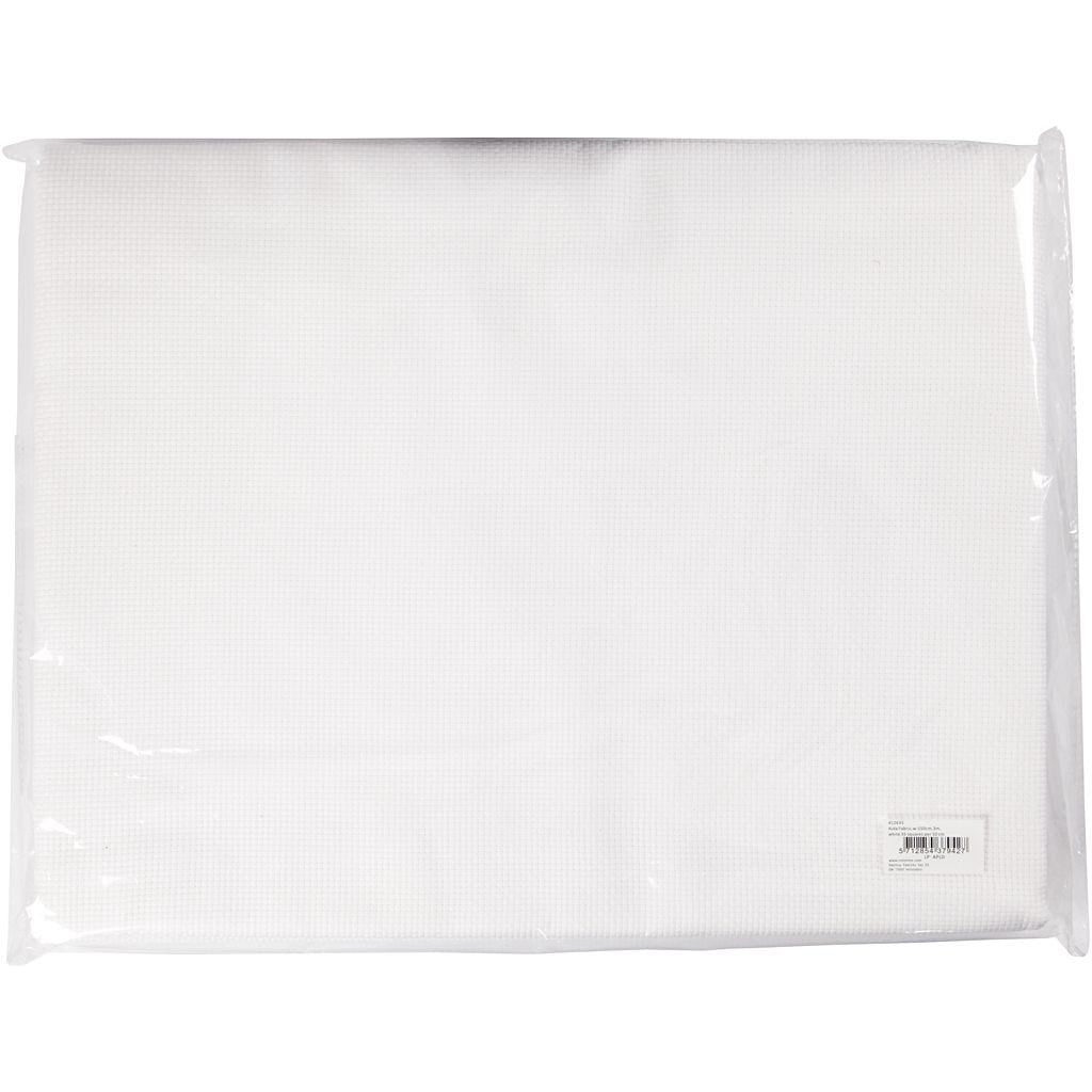 Creativ Company Aida-Stoff – Weiss – 150 cm