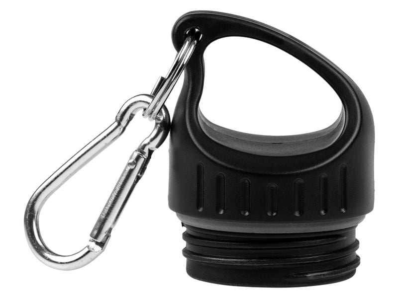KOOR Trinkflasche 1,0 l – Edelstahl, Schraubdeckel, Schwarz