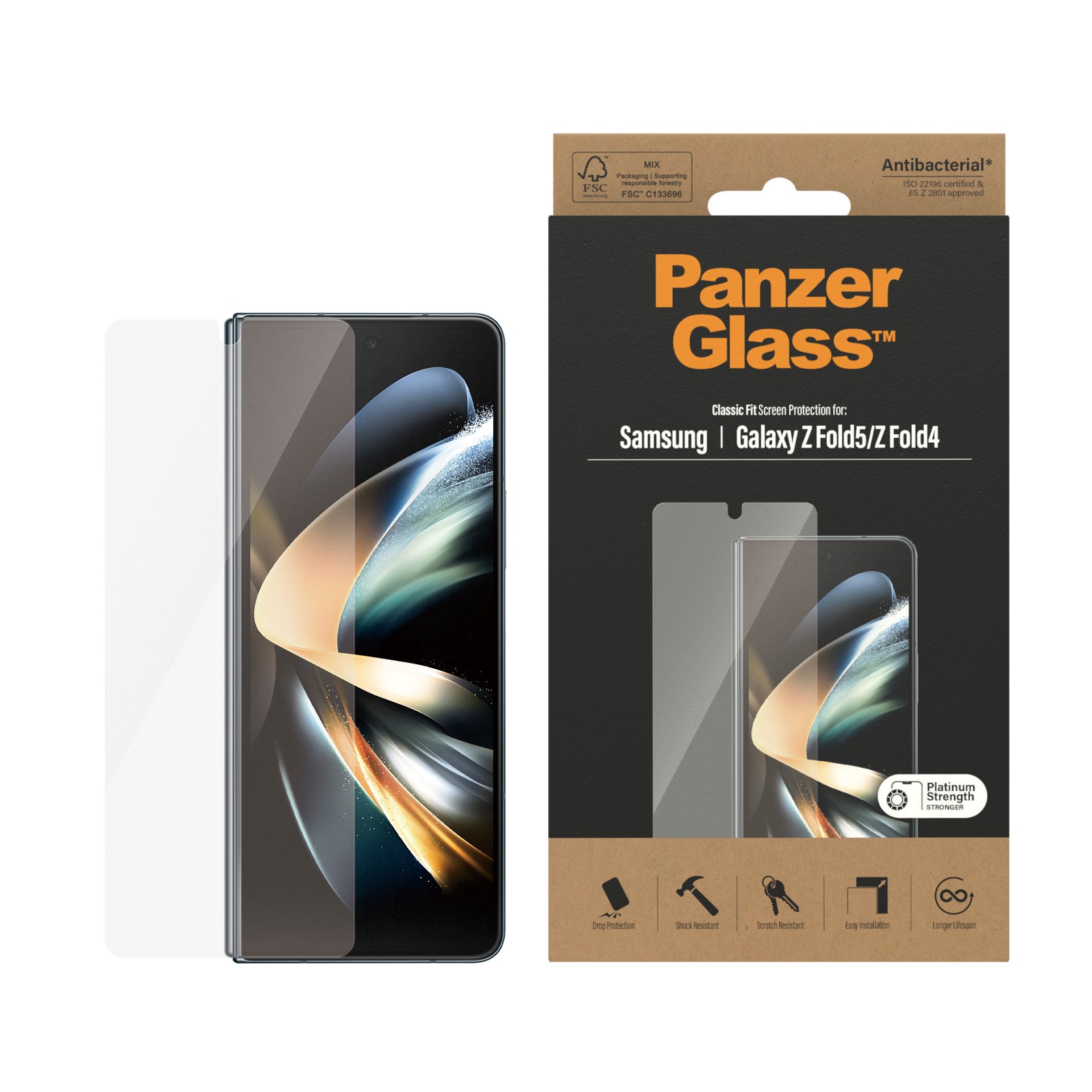 PanzerGlass Displayschutzglas Ultra-Wide Fit – für Galaxy Z Fold4/Z Fold5