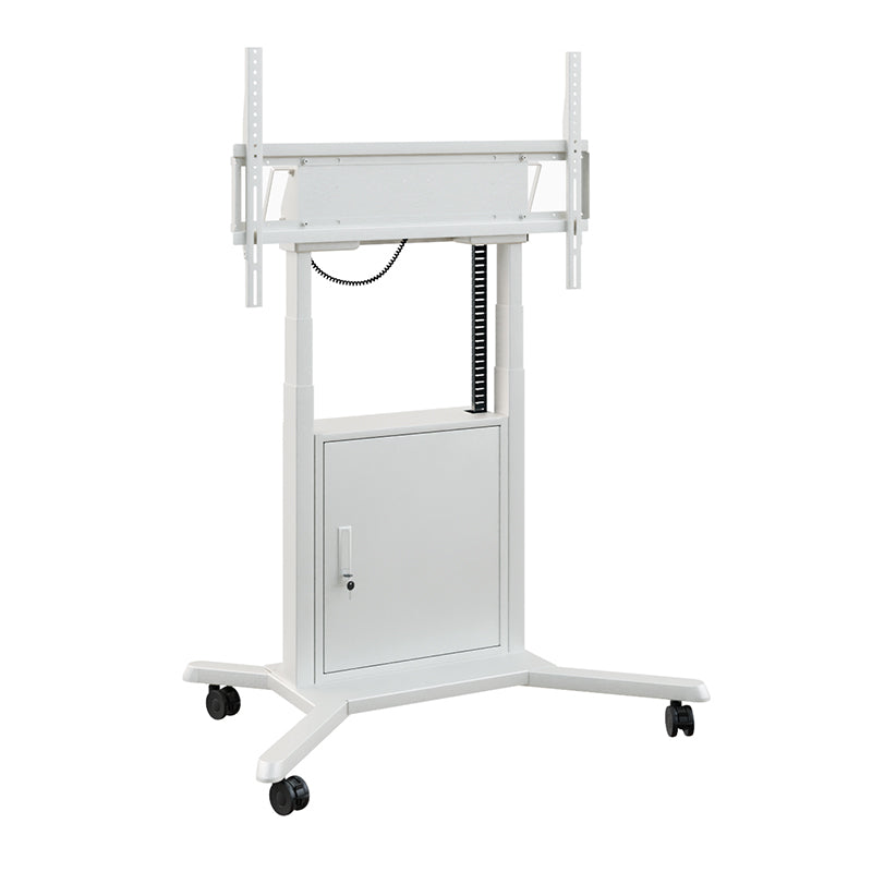 Hagor TV-Wagen – 55–86" – VESA 200×200–900×600 – bis 120 kg, Motorisiert, mit Rollen – HP Twin Lift M-W
