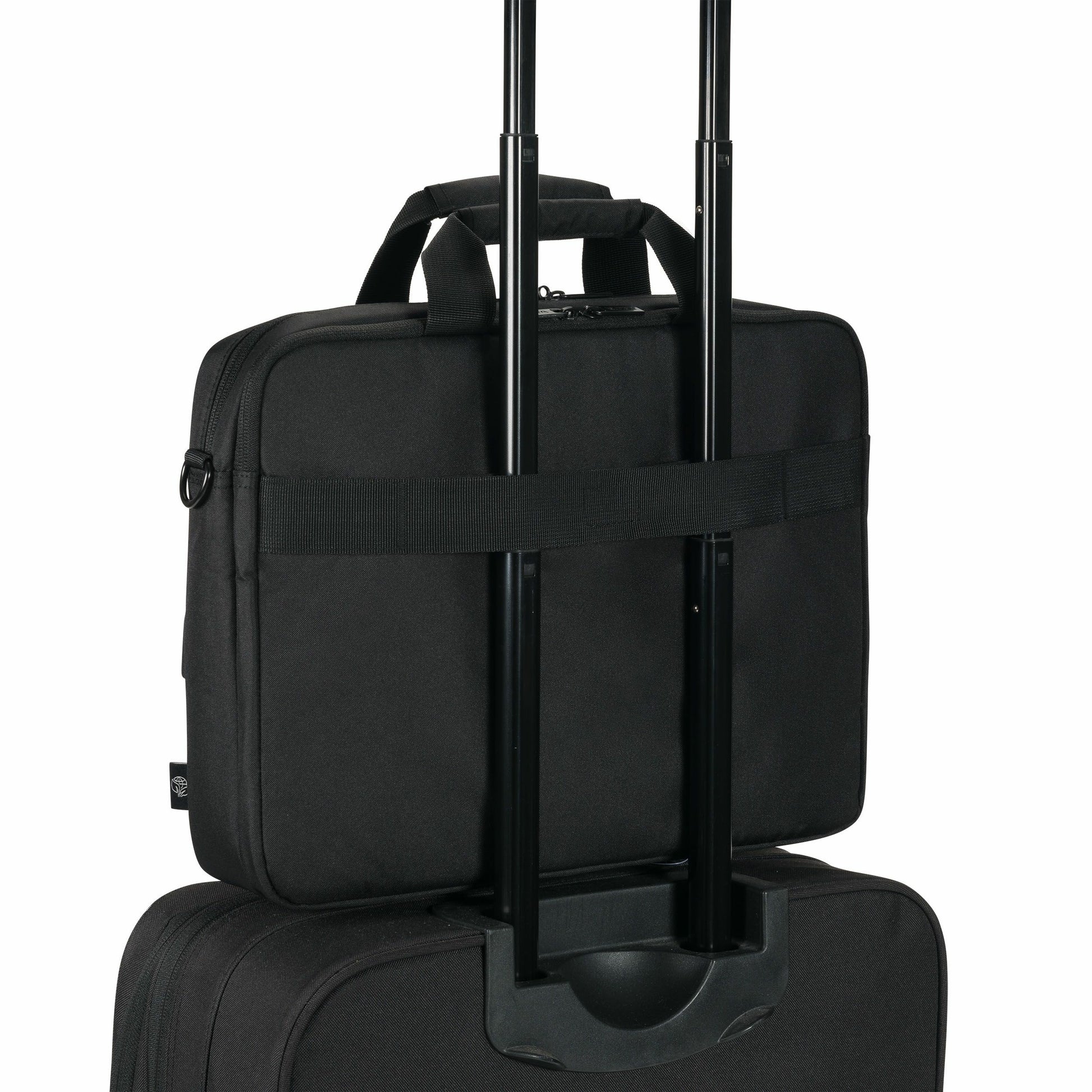 DICOTA Notebook-Tasche bis 17,3" – Wasserabweisend, 100% recyceltes PET – Schwarz