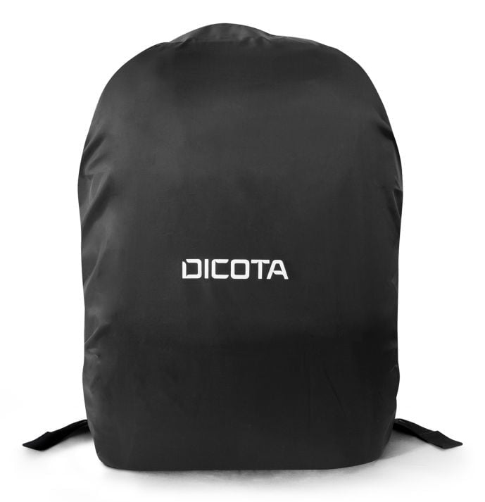 DICOTA Rucksack-Regenschutz – wasserabweisend – bis 40,6 cm (16") – schwarz – Polyester