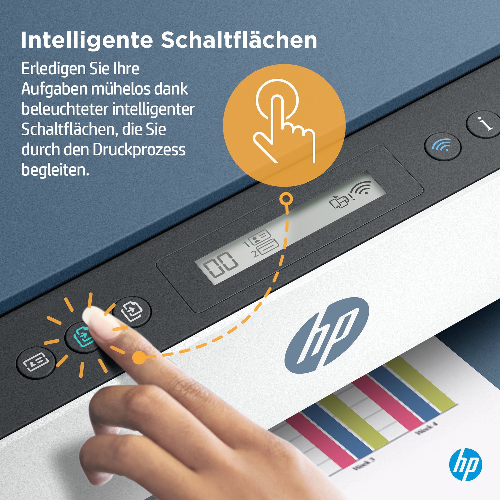 HP Smart Tank 7006e – Farbiges Tintenstrahl-MFP A4, 3-in-1 – USB/WLAN – Duplex – 15 ppm S/W, 9 ppm Farbe