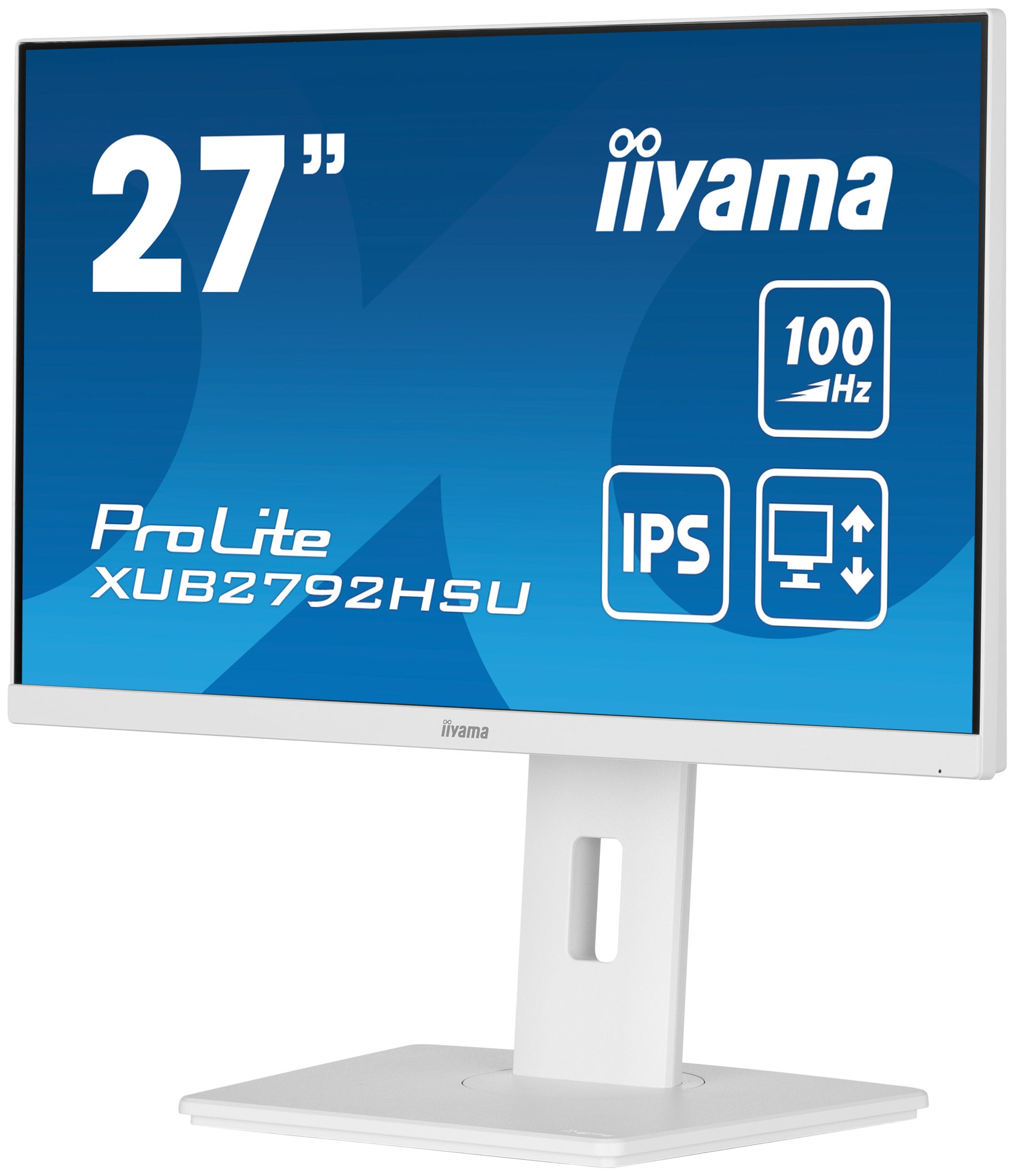 iiyama XUB2792HSU-W6 – Monitor, 27", 1920 × 1080 (Full HD), IPS, Weiss