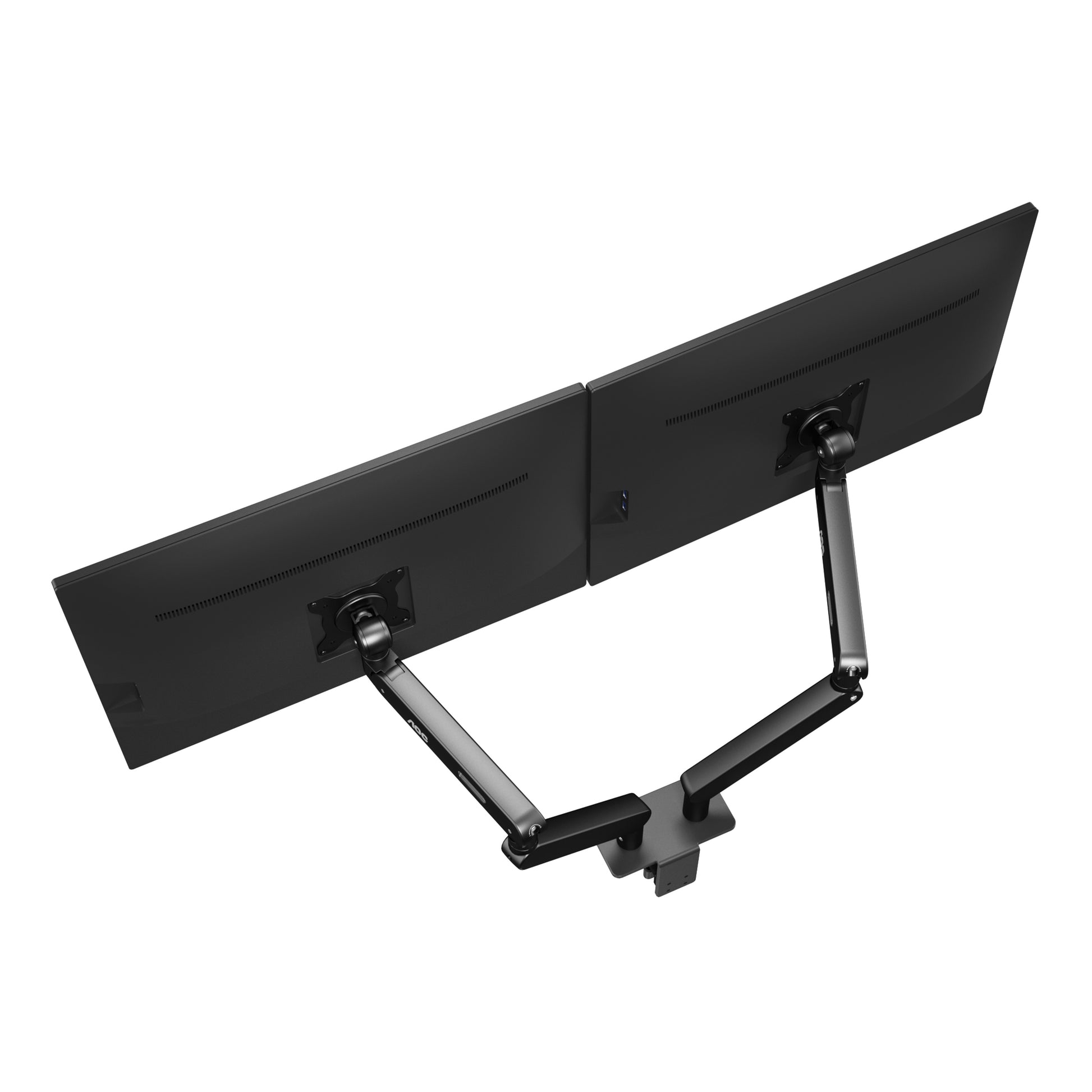 AOC AM420B – Monitorarm, Dual, bis 34", VESA 75 × 75 mm, 9 kg, neigbar, schwarz
