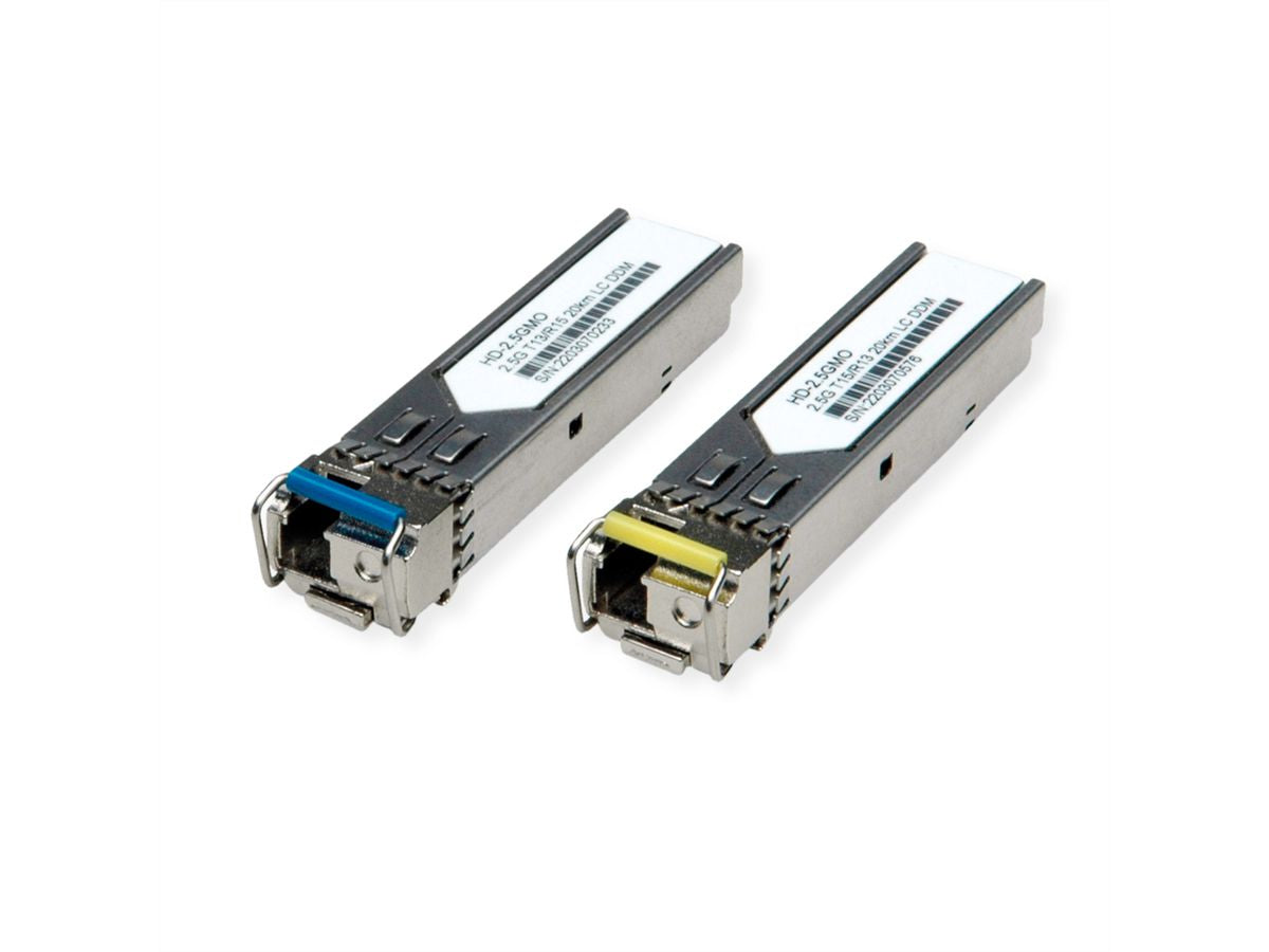 ROLINE KVM-Extender über LWL – 4K (3840 × 2160) @ 60 Hz, HDMI, USB, bis 20 km, 2× SFP, IR/RS-232 – Silber