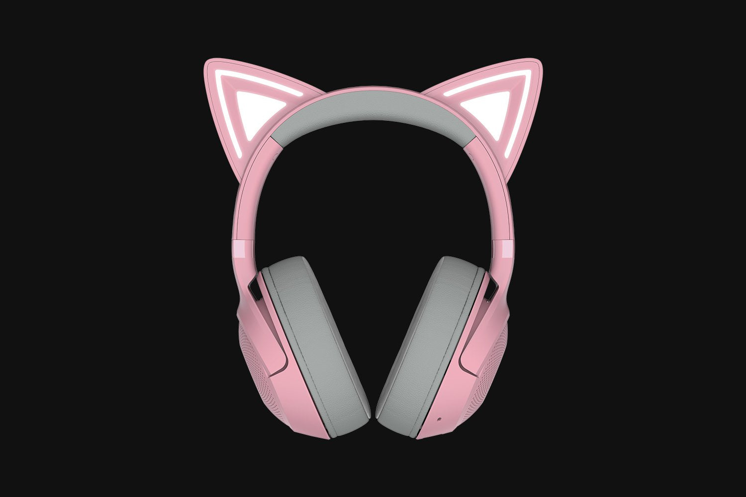 Razer Kraken Kitty BT V2 Quartz Ed. – Gaming-Headset, Over-Ear – Bluetooth 5.2, ANC – Pink – bis 40 h