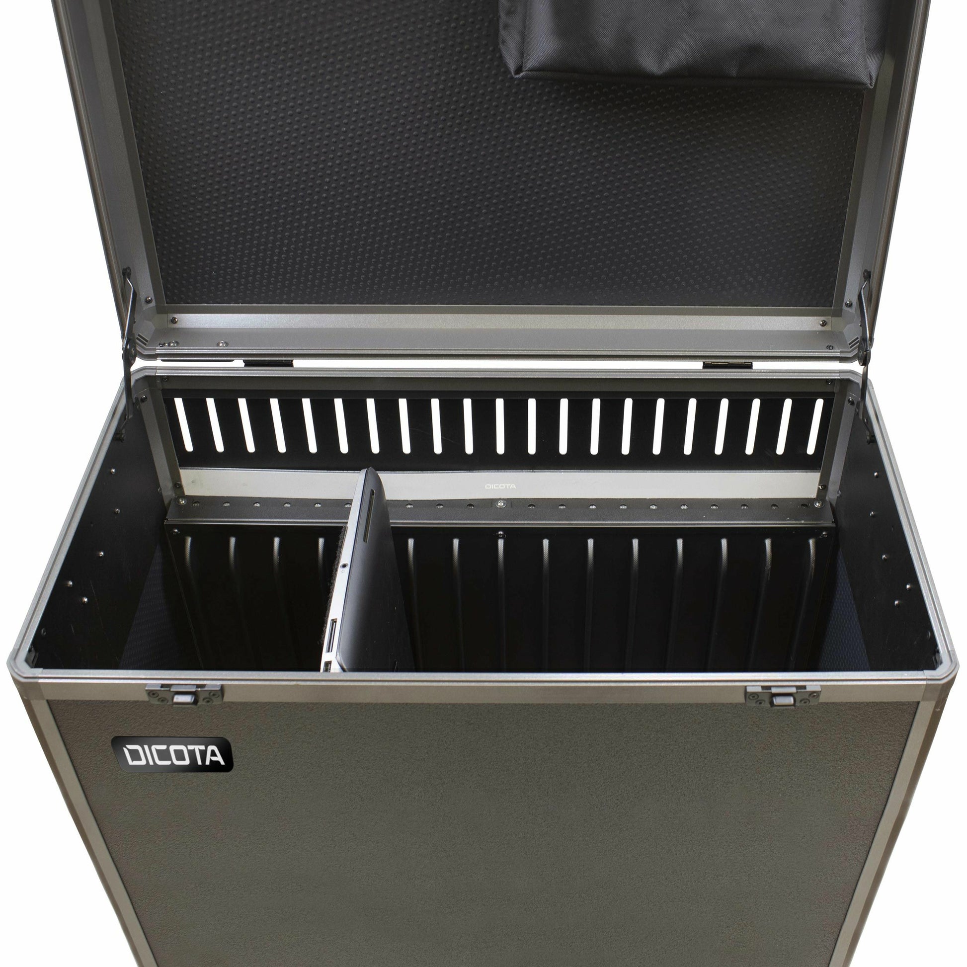 DICOTA Notebook-Trolley – für 14 Laptops, Aluminium, schwarz