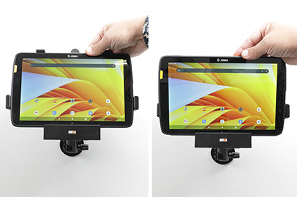 Brodit Tablet-Rahmen – für Zebra ET45 10, ET40 10 – VESA 75×75 – Schwarz