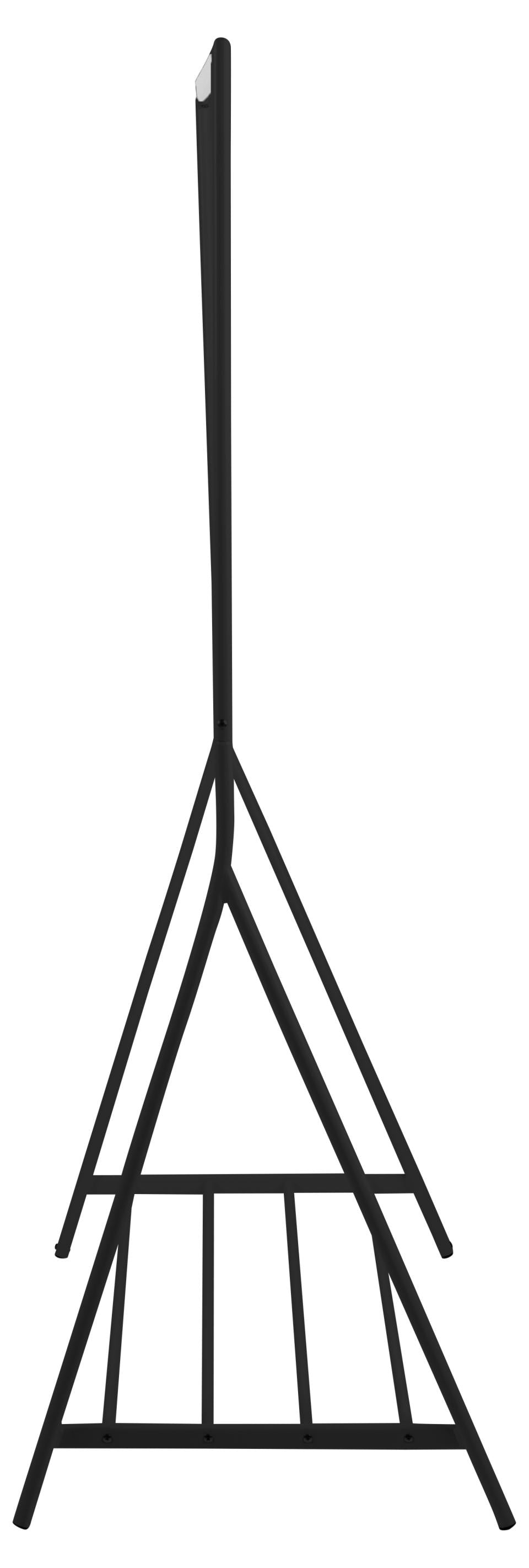 Actona Garderobenständer – Stahl, Schwarz, 117 × 59 × 165 cm