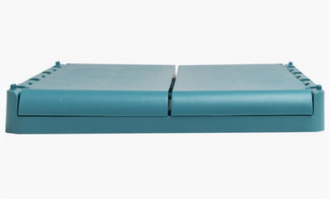 Exacompta Aufbewahrungsbox B 375 × H 163 × T 275 mm – für A4+, zusammenklappbar, mit Tragegriff, blau