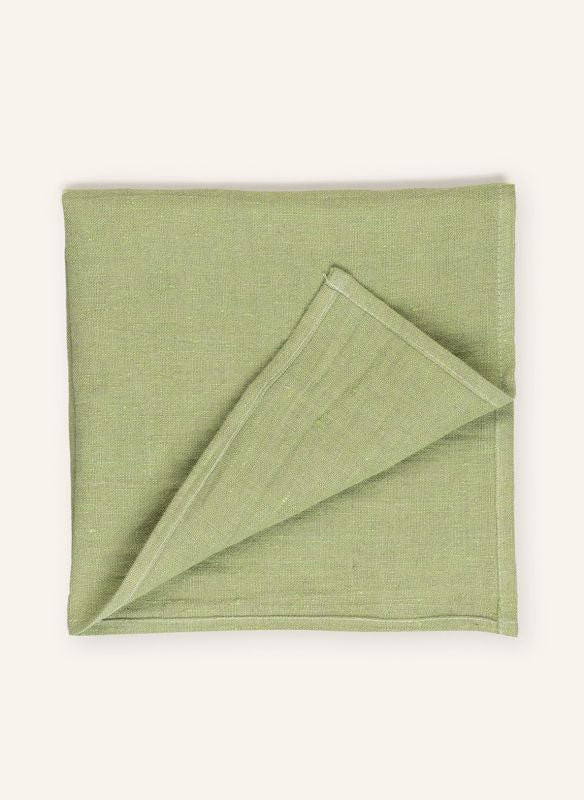 PROFLAX Stoffserviette Hellgrün – 40 × 40 cm, Leinen – 1-er-Set
