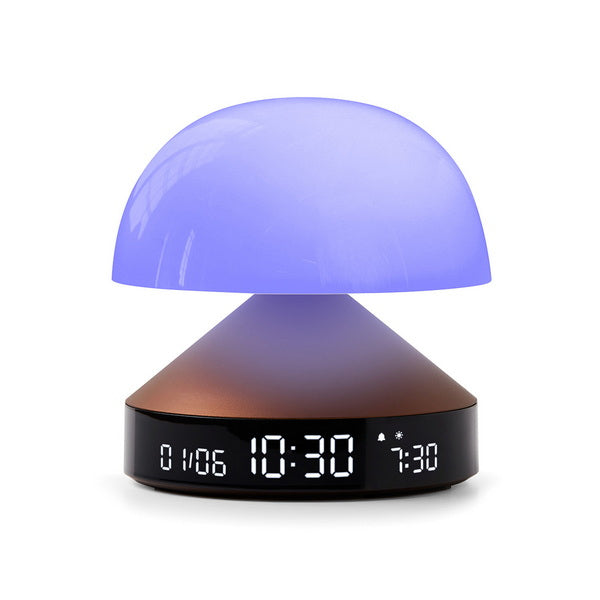 LEXON Lichtwecker Mina Sunrise – digital, bronze, Sonnenaufgangssimulation, Schlummerfunktion