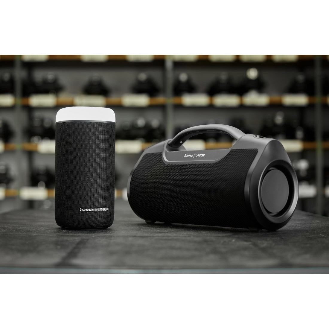 Hama Mate Pro 188219 – Bluetooth-Lautsprecher – IPX6, 12 h Akku, 60 W, Bluetooth 5.0, Schwarz