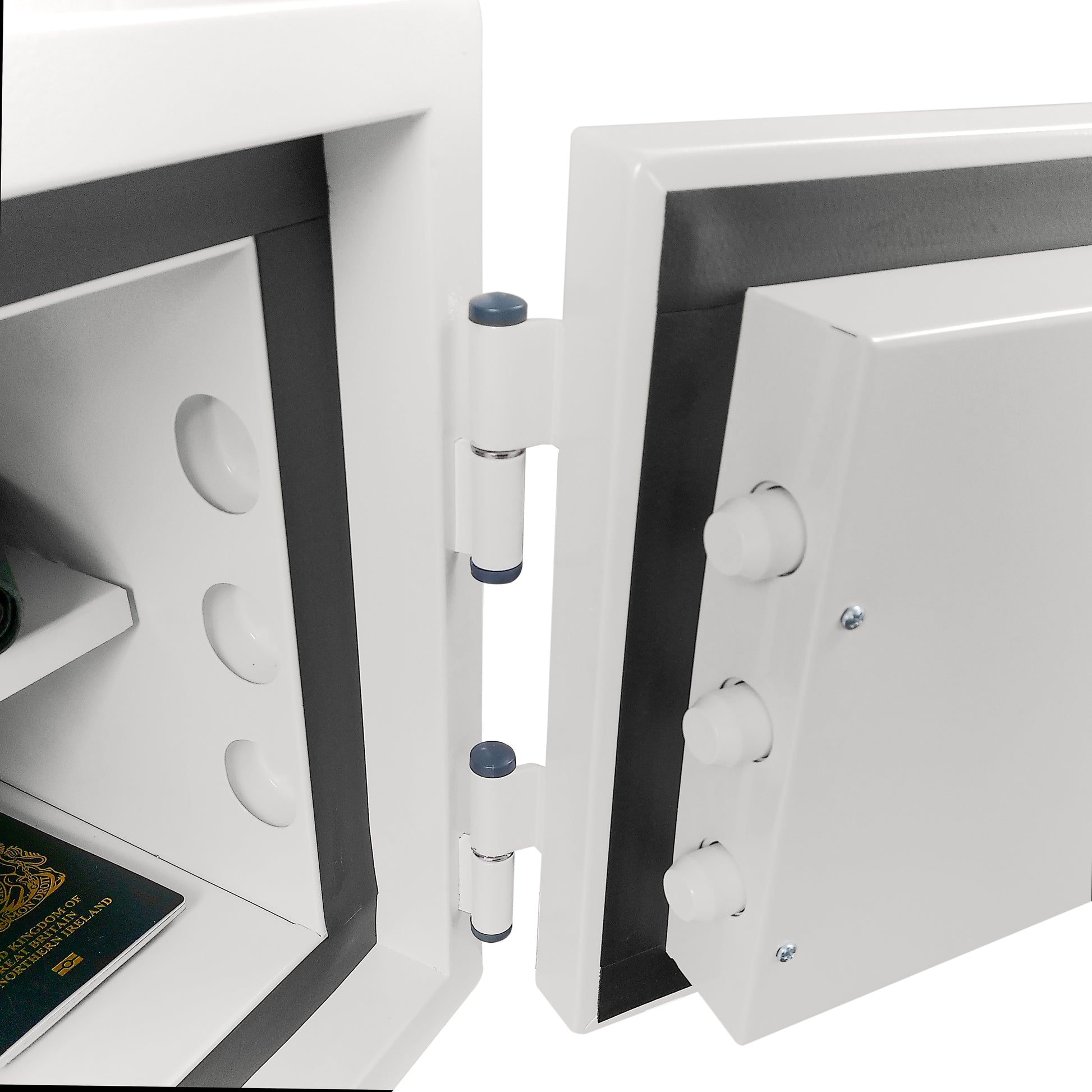 Phoenix Safe Co. Phoenix Tresor Fortress Pro SS1461E – Elektronikschloss – 23,0 l – 60 Minuten Feuerschutz – Bodenmontage – Weiss
