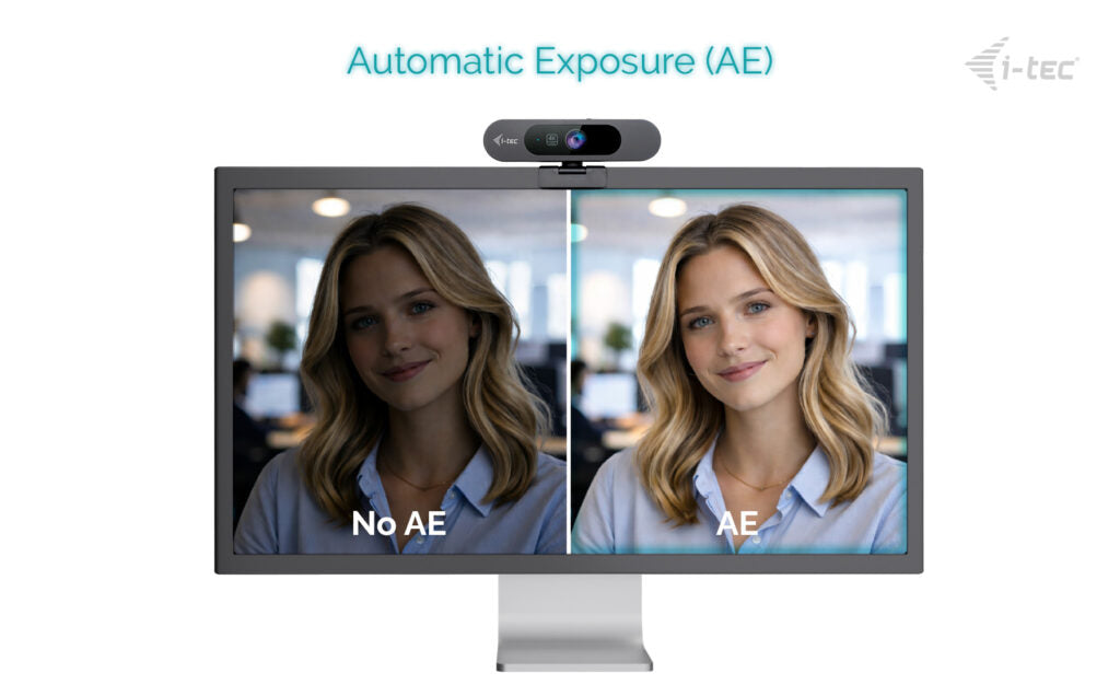 i-tec SOLOMON PRO 900 Webcam – 4K Ultra HD, 30 fps, Autofokus, USB-C, Sichtschutz – Schwarz