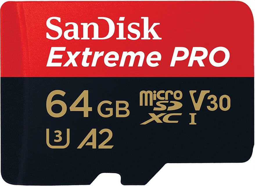 SanDisk Extreme Pro microSDXC 64 GB – UHS-I, 200/90 MB/s