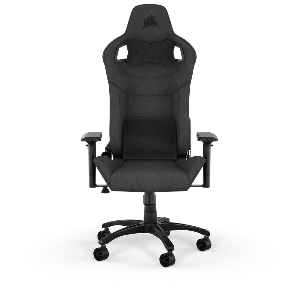 Corsair PC-Gamingstuhl T3 Rush – 120 kg, Schwarz