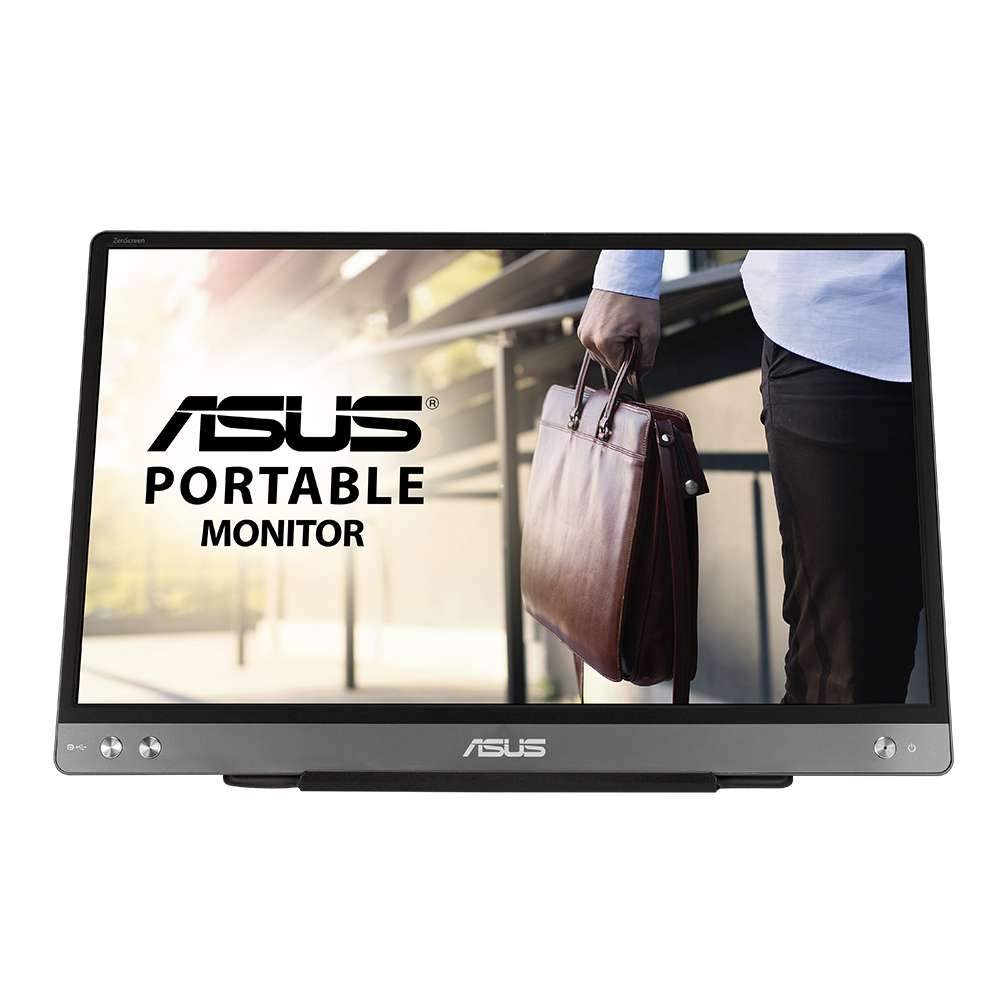 ASUS ZenScreen MB14AC – Portabler Monitor, 14", 1920 × 1080 (Full HD), USB, Grau