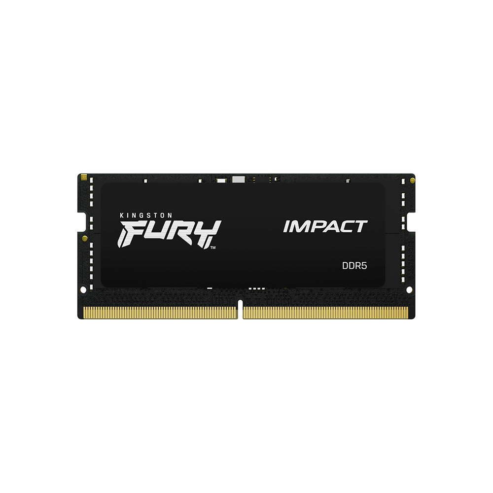 Kingston Technology Kingston FURY Impact – DDR5 SODIMM Arbeitsspeicher – 32 GB (2×16 GB), 4800 MT/s, CL38, 1,1 V