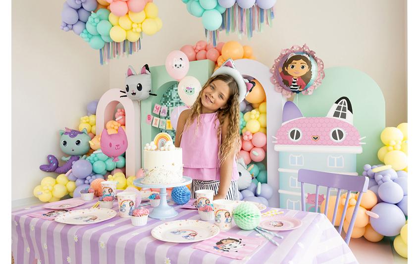 PartyDeco Folienballon Gabby's Dollhouse – mehrfarbig – 52 × 42 cm – Folie – 1 Stk