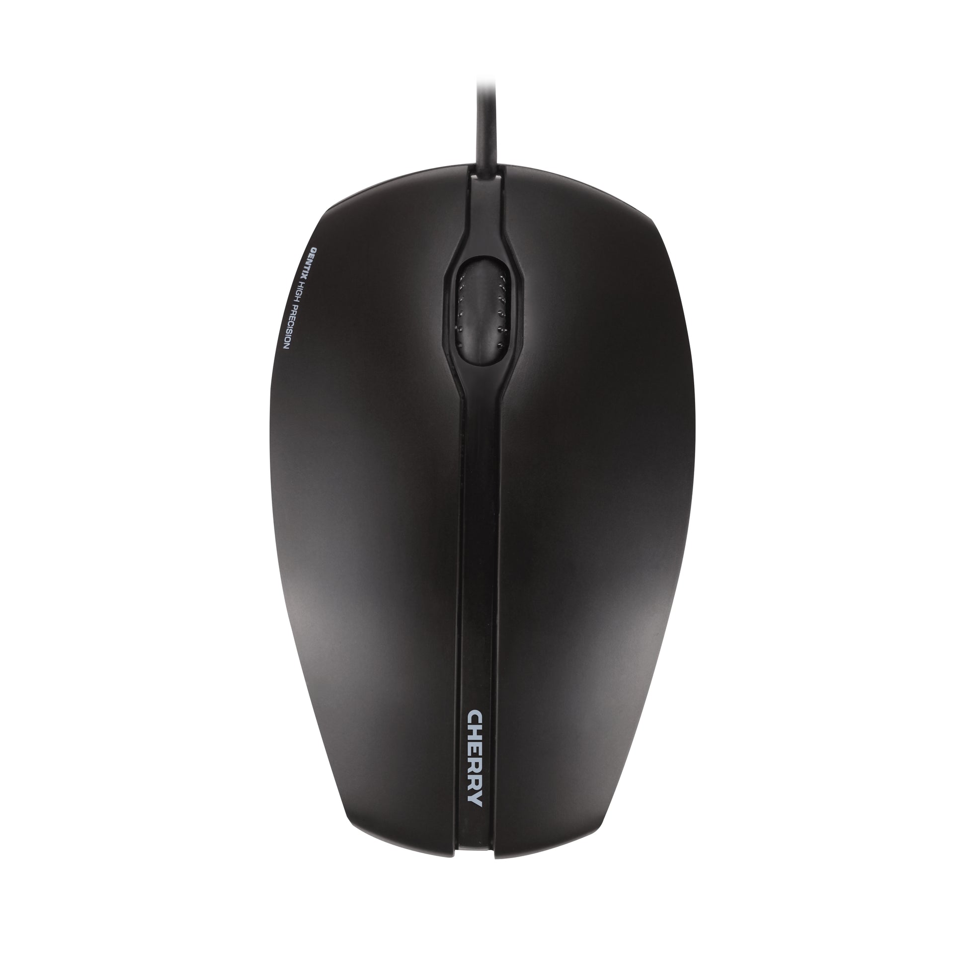 CHERRY Gentix Maus – kabelgebunden, USB-A, 1'000 dpi, 3 Tasten, beidhändig, schwarz