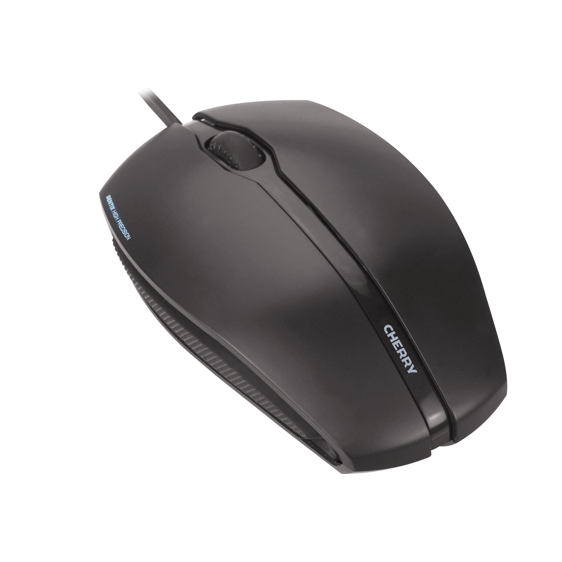 CHERRY Gentix Maus – kabelgebunden, USB-A, 1'000 dpi, 3 Tasten, beidhändig, schwarz