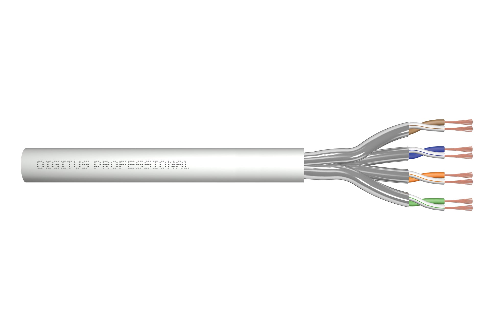 Digitus Patchkabel – PoE+, 100 m, Grau, Cat6a, U/FTP, LSZH