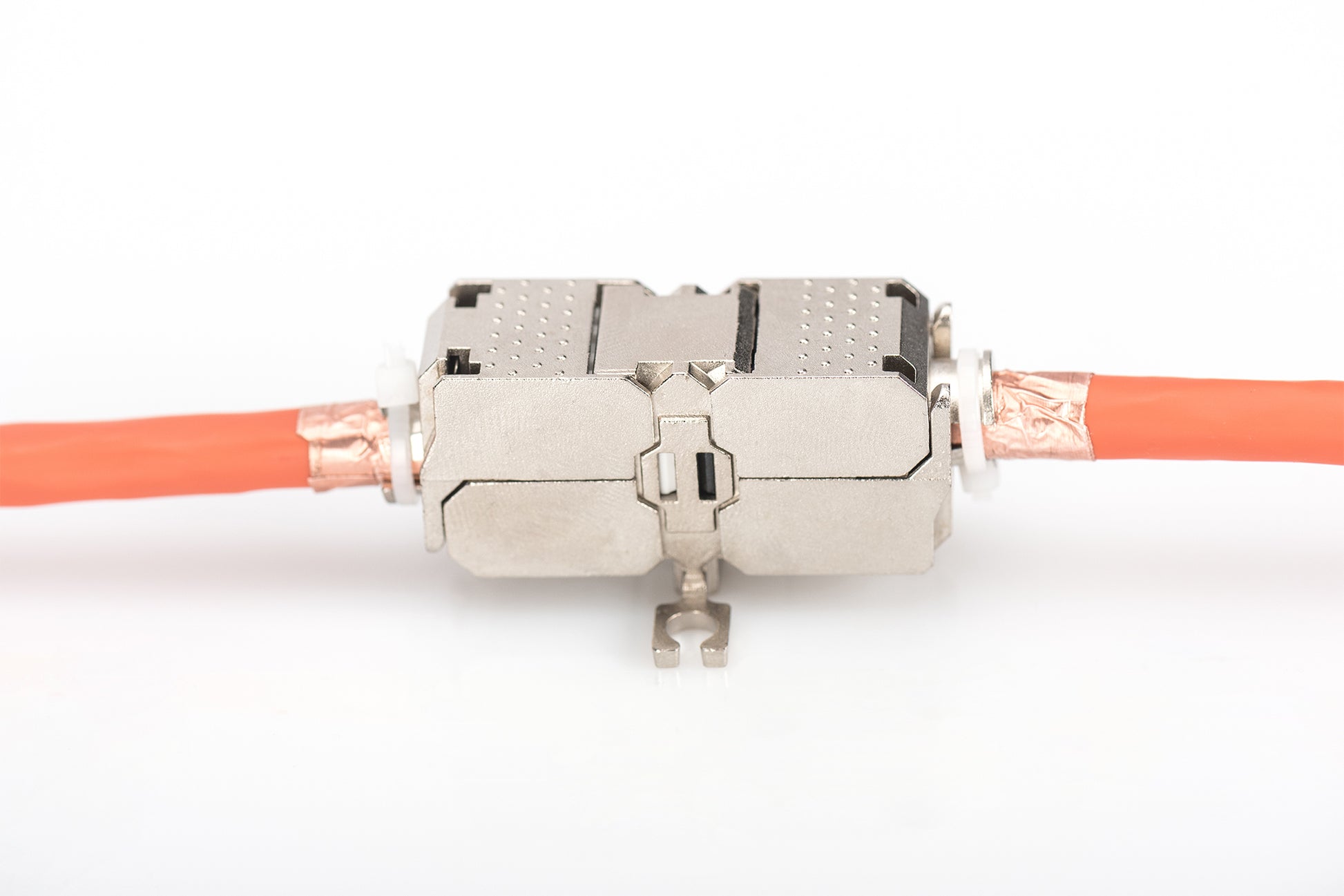 Digitus RJ-45-Kupplung – RJ-45, geschirmt, Cat6a, 500 MHz, 26×35×80 mm, metallisch