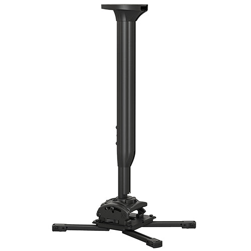 Chief KITMC045080B – Beamer Deckenhalterung, H 45–80 cm, 22 kg, schwenkbar, neigbar, 360°, schwarz
