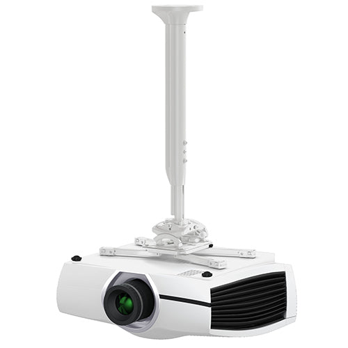 Chief KITMC045080W – Beamer Deckenhalterung, H 45–80 cm, 22 kg, schwenk-/neigbar, 360°, weiss