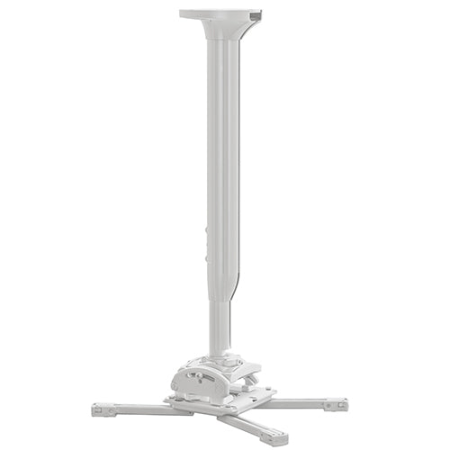 Chief KITMC045080W – Beamer Deckenhalterung, H 45–80 cm, 22 kg, schwenk-/neigbar, 360°, weiss