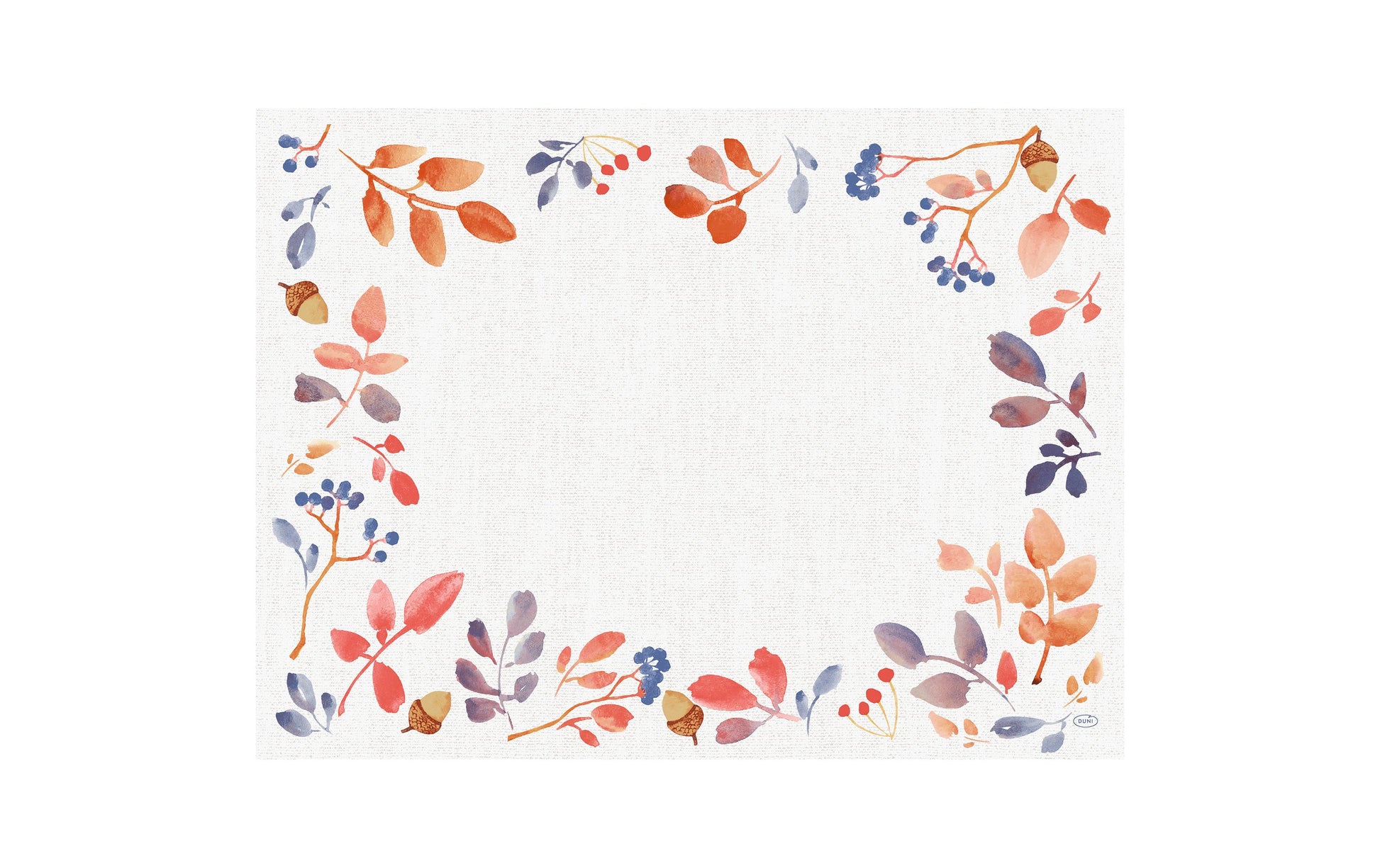 Duni Tischset Autumn Gradient – Dunicel, Blattmotiv, 40 × 30 cm – 500 Stk.