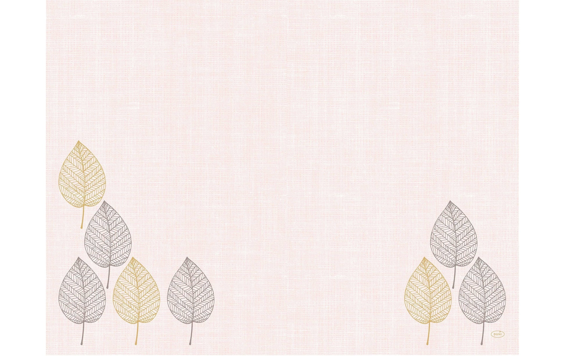 Duni Tischset Bio Dunicel Aspen – Dunicel, Motiv Blätter, 40 × 30 cm – 500 Stk.