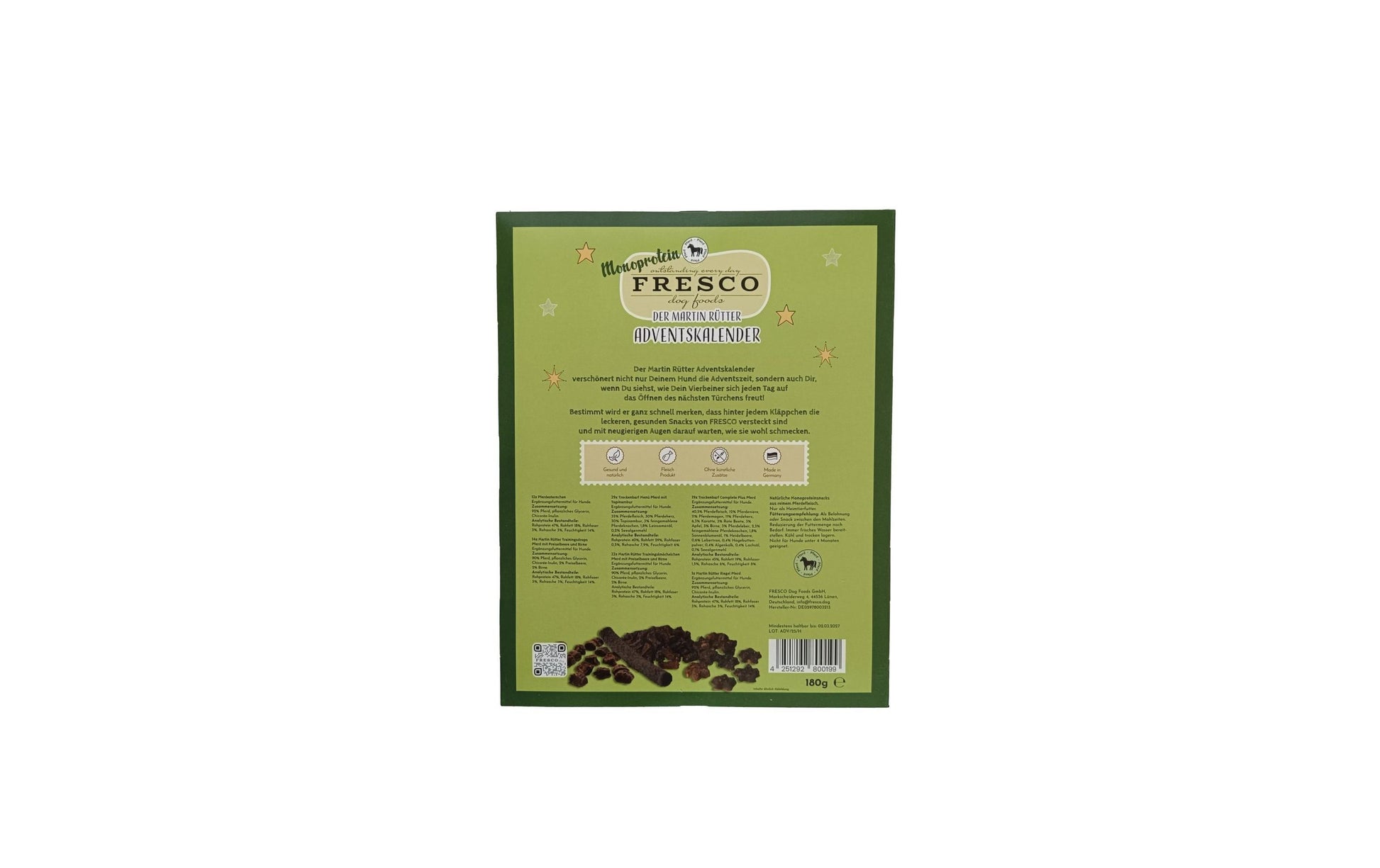 Fresco Adventskalender Mono – Pferd – 180 g