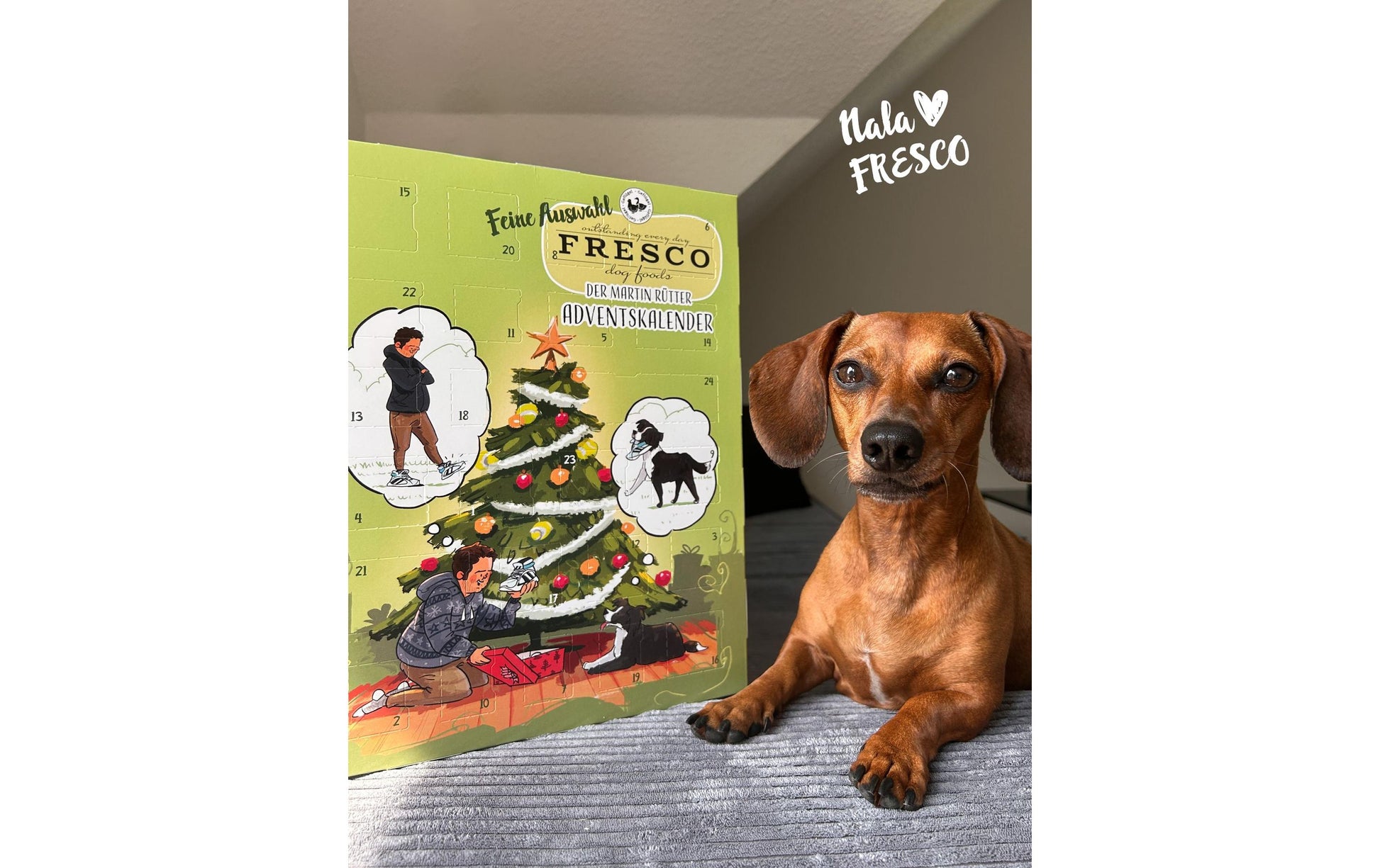 Fresco Adventskalender Feine Auswahl – Huhn & Ente – 180 g