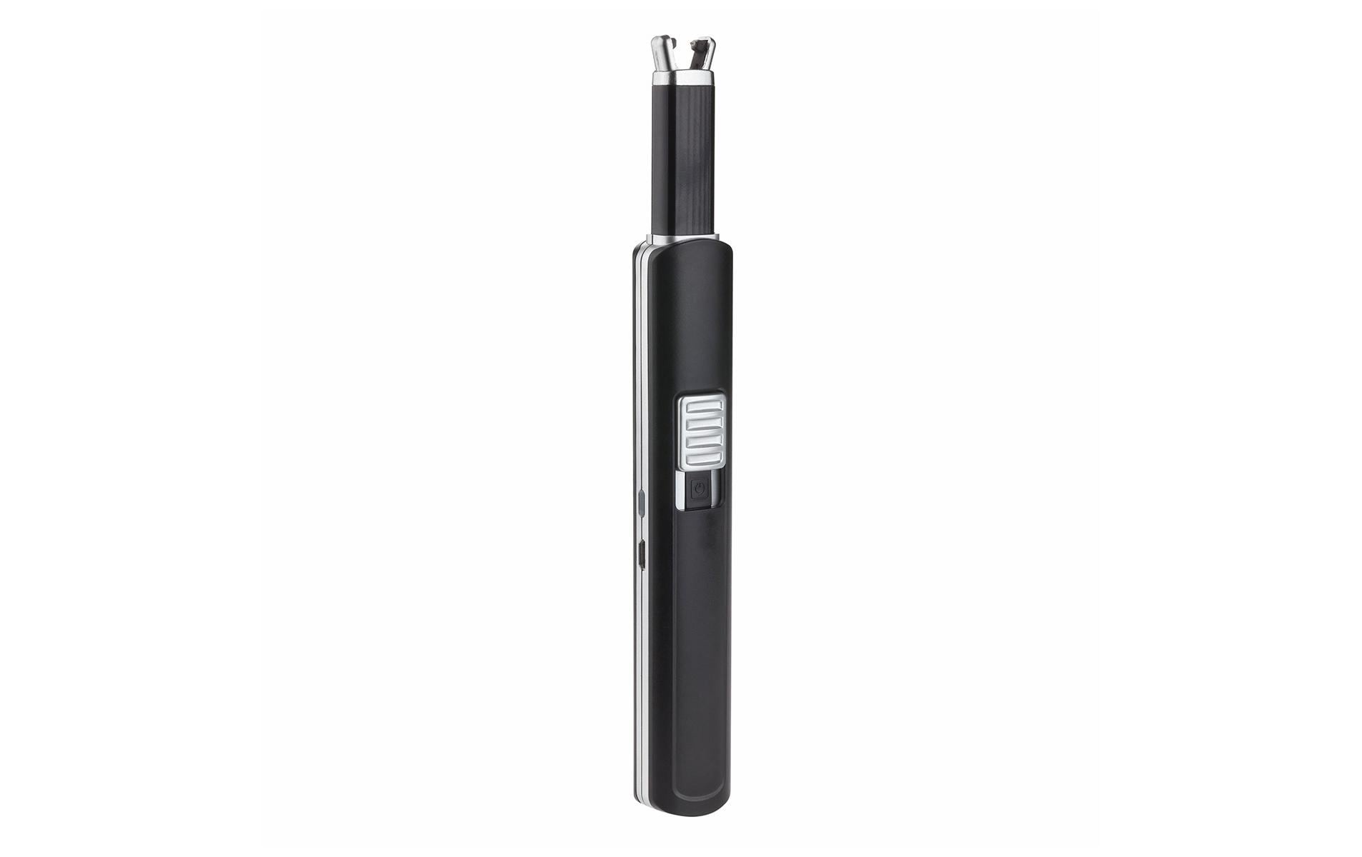 TFA-Dostmann TFA Dostmann – Küchenanzünder, 2,6 × 19,2 × 1,9 cm, Metall/Kunststoff, Schwarz/Silber, mit Akku