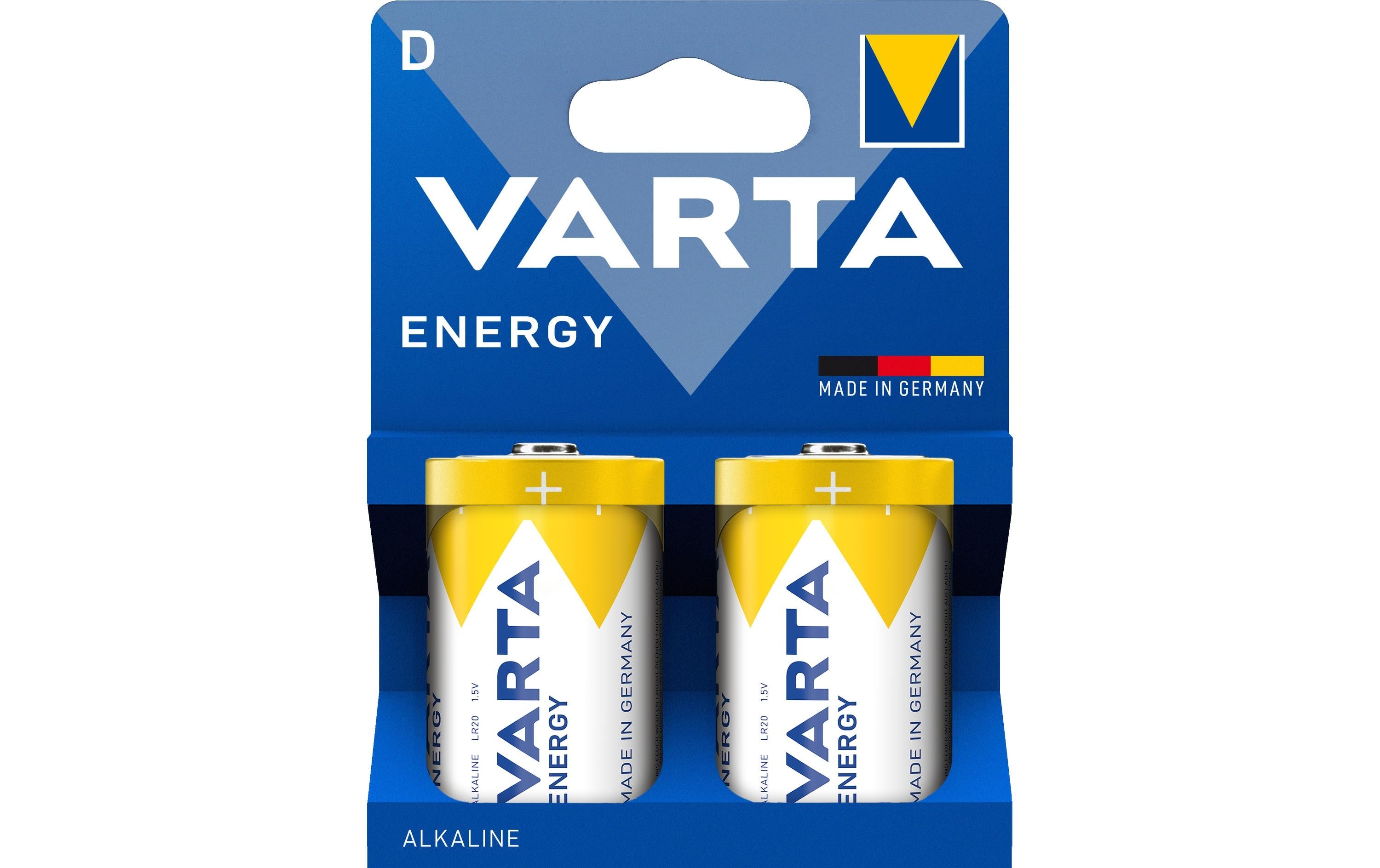 Varta D Batterien, Alkaline, 1.5 V – 2 Stk.
