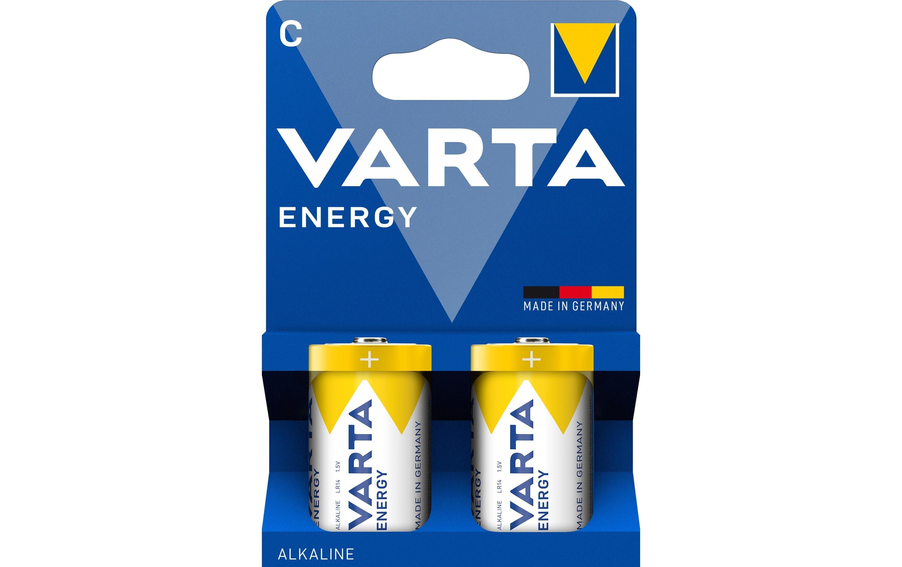 Varta C Batterien, Alkaline, 1,5 V – 2 Stk.