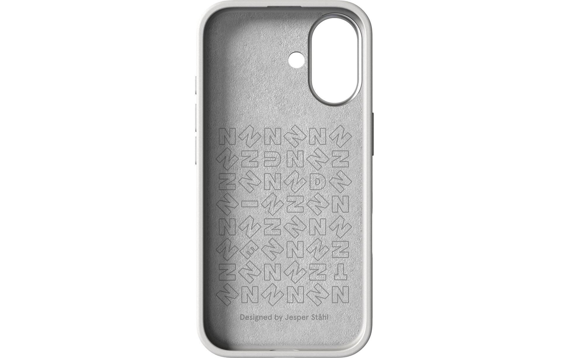 Nudient – Backcover – für Apple iPhone 17 – weiss – MagSafe-kompatibel