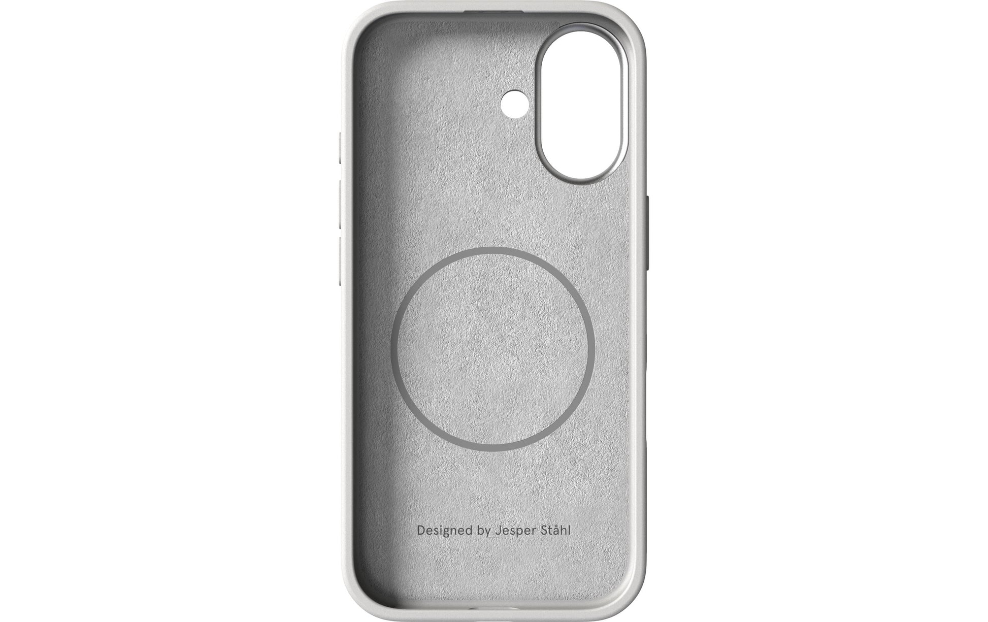 Nudient – Backcover – für Apple iPhone 17 – weiss – MagSafe-kompatibel