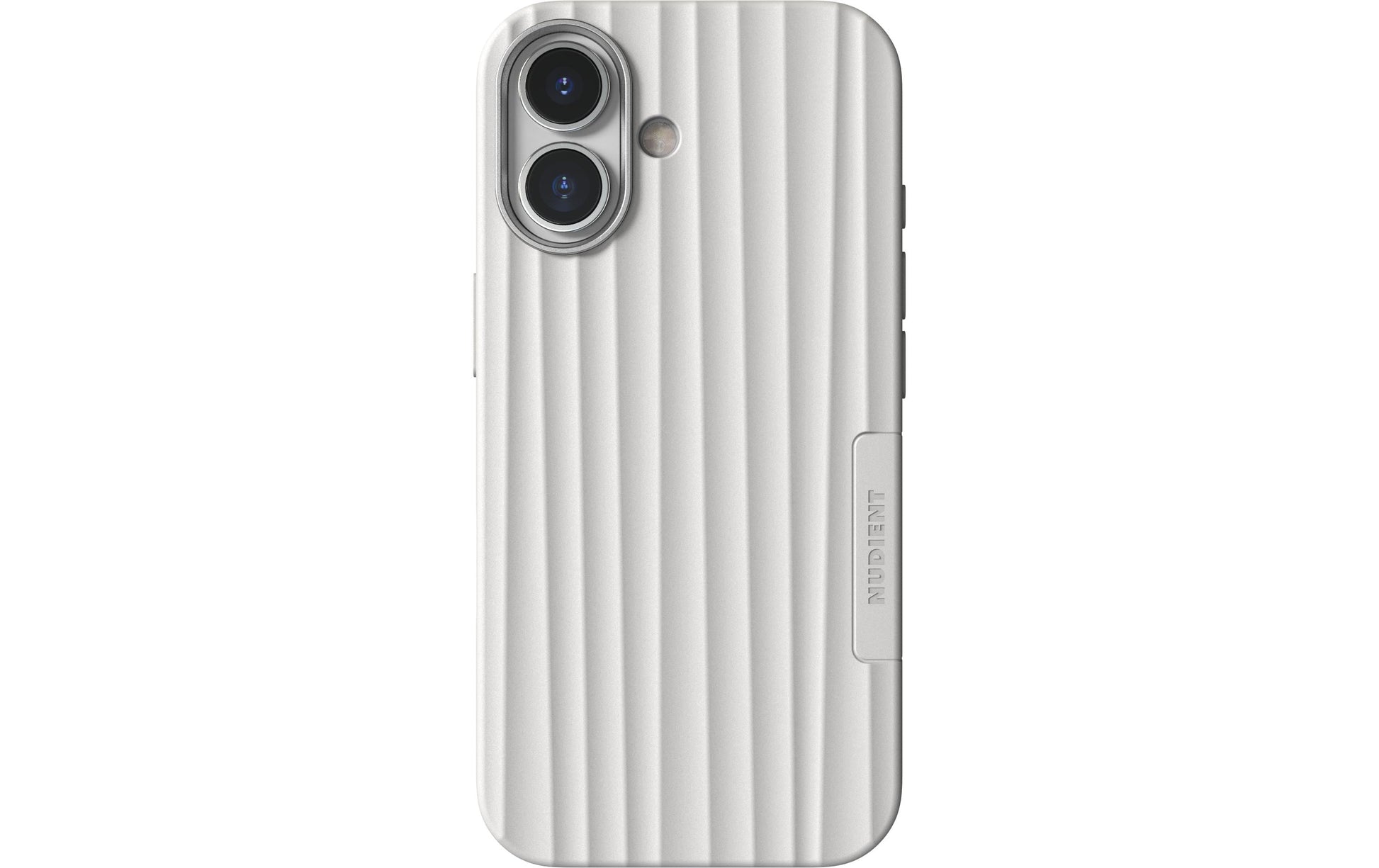 Nudient – Backcover – für Apple iPhone 17 – weiss – MagSafe-kompatibel
