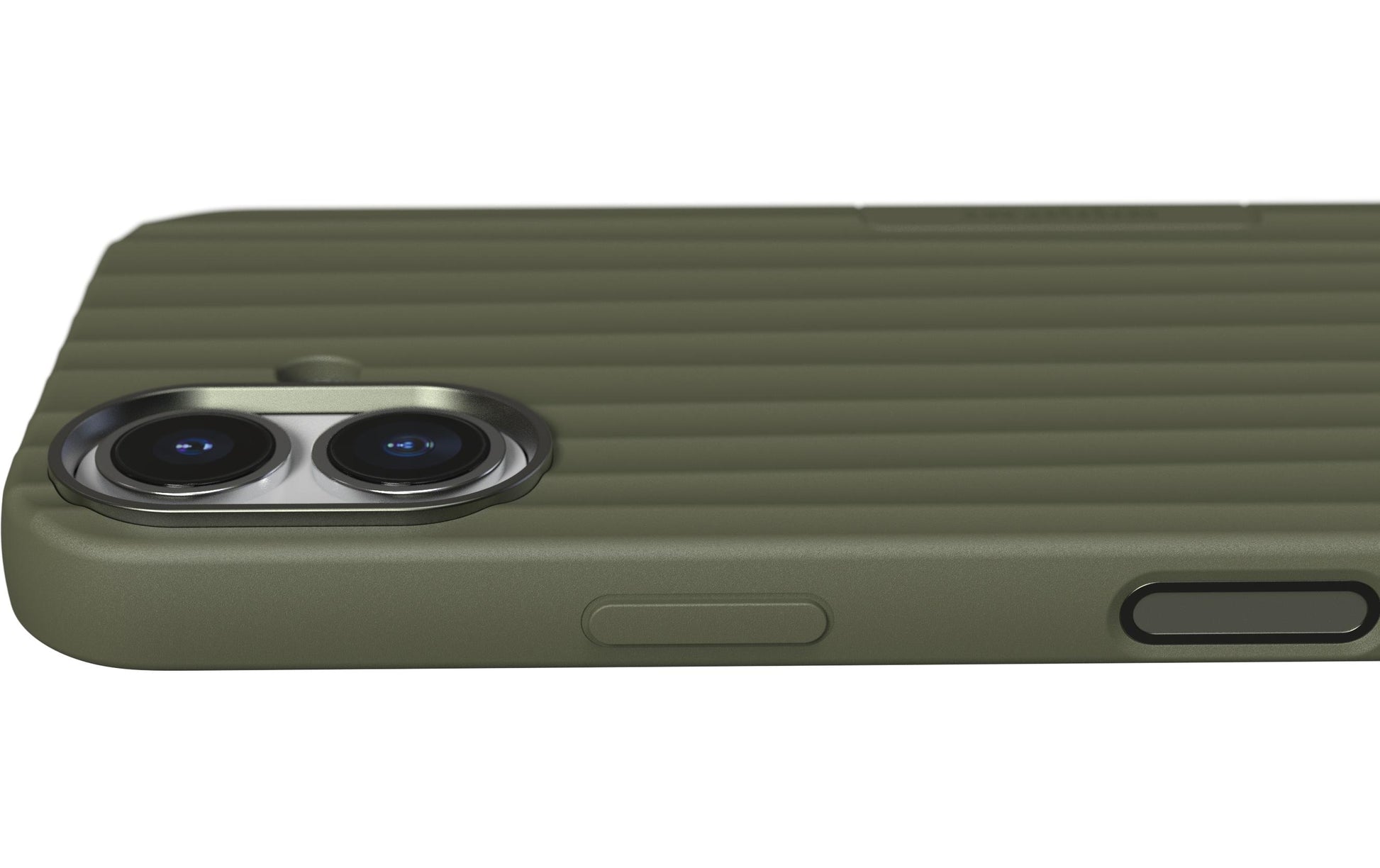 Nudient – Backcover Bold – für Apple iPhone 17 – oliv – MagSafe-kompatibel