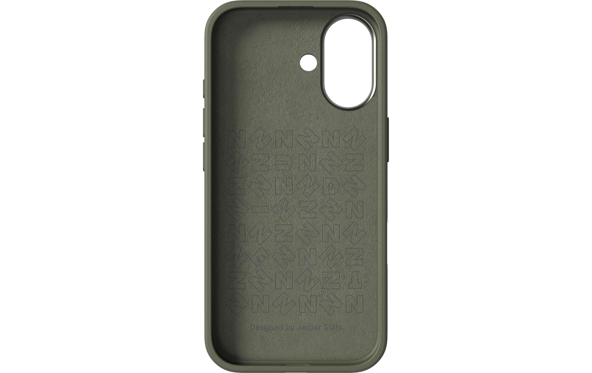 Nudient – Backcover Bold – für Apple iPhone 17 – oliv – MagSafe-kompatibel