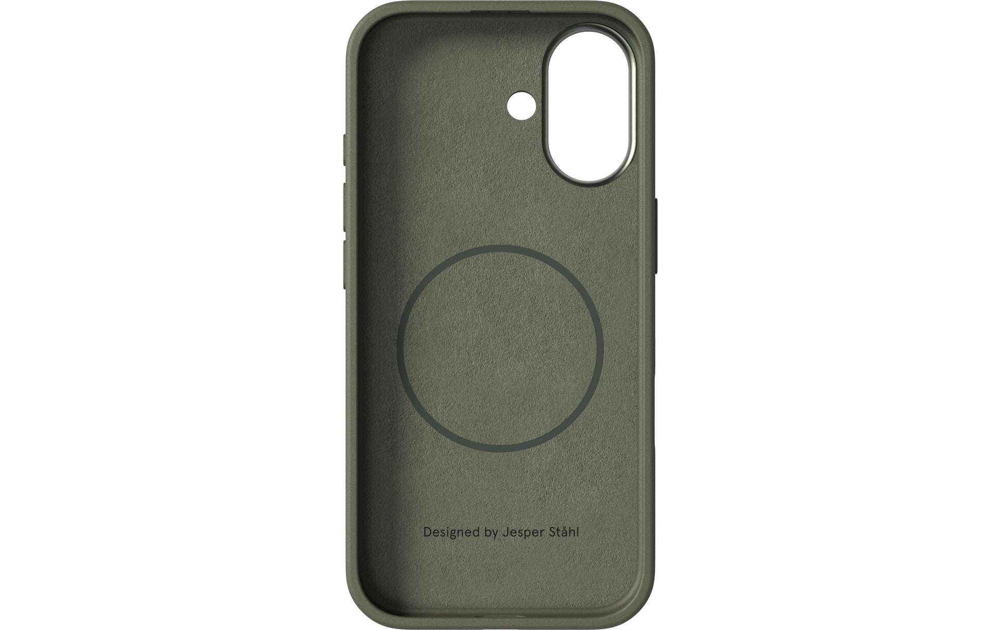 Nudient – Backcover Bold – für Apple iPhone 17 – oliv – MagSafe-kompatibel