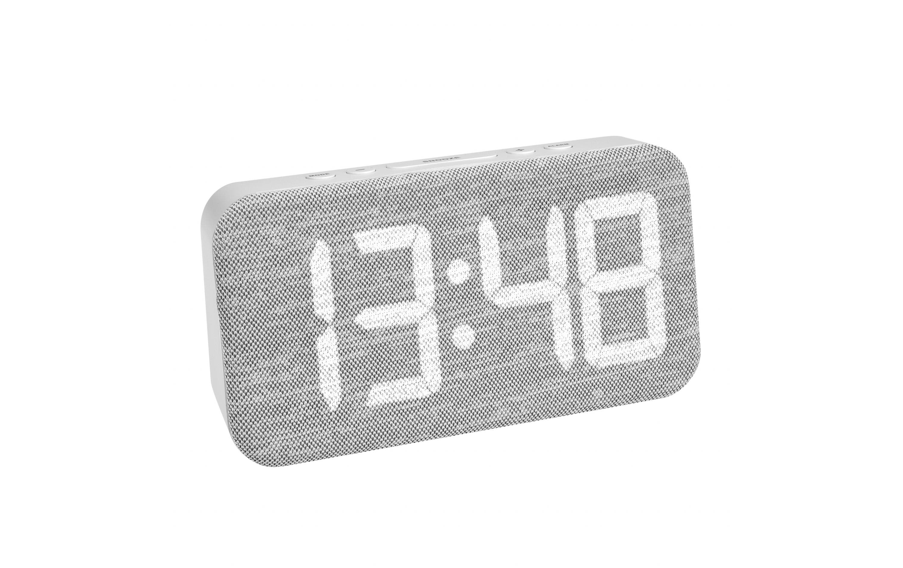 TFA-Dostmann TFA Dostmann Digitalwecker – USB, 5,6 × 8,2 × 16 cm, grau, Kunststoff