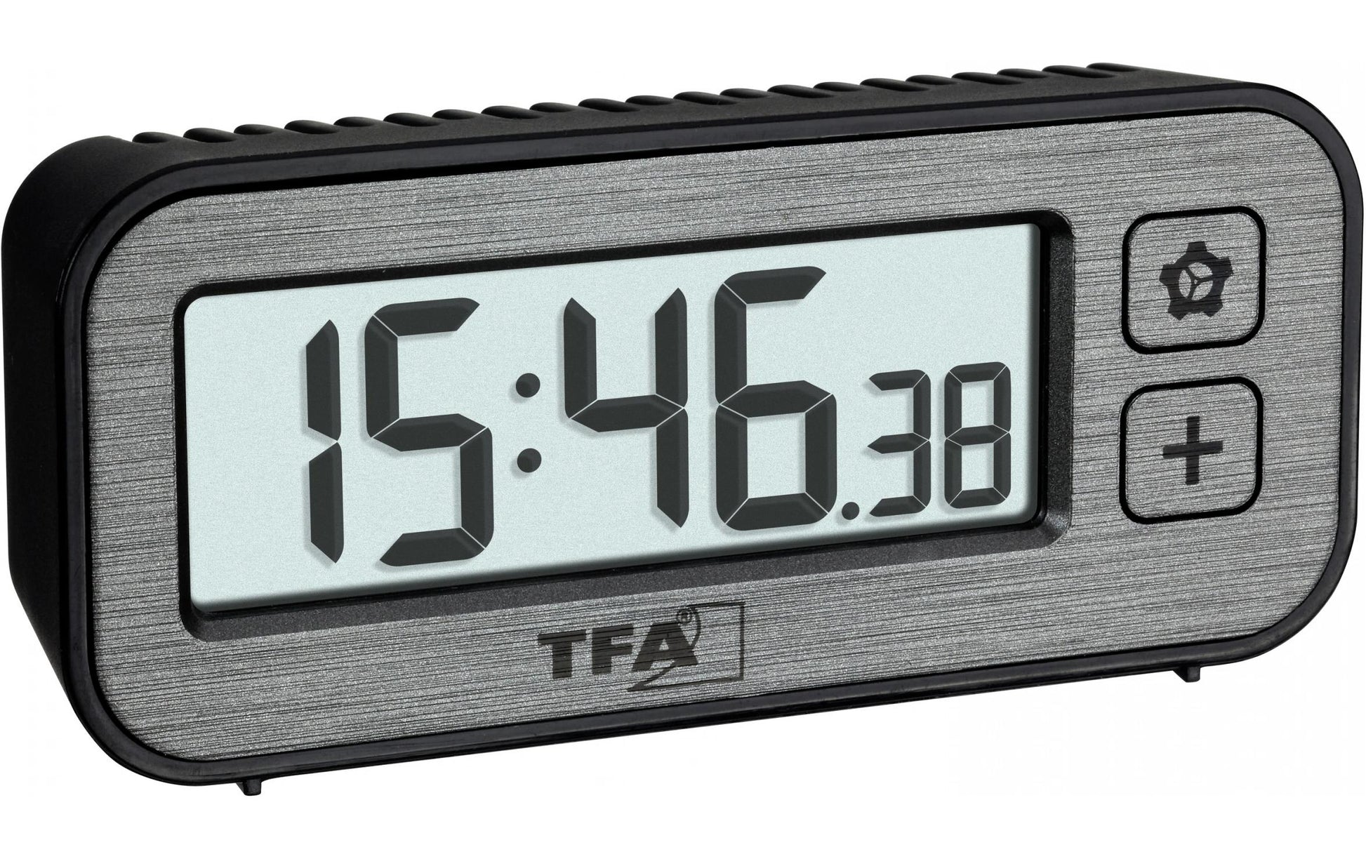 TFA-Dostmann TFA Dostmann Digitalwecker – Hygrometer, 2,5 × 3,8 × 8,4 cm, grau