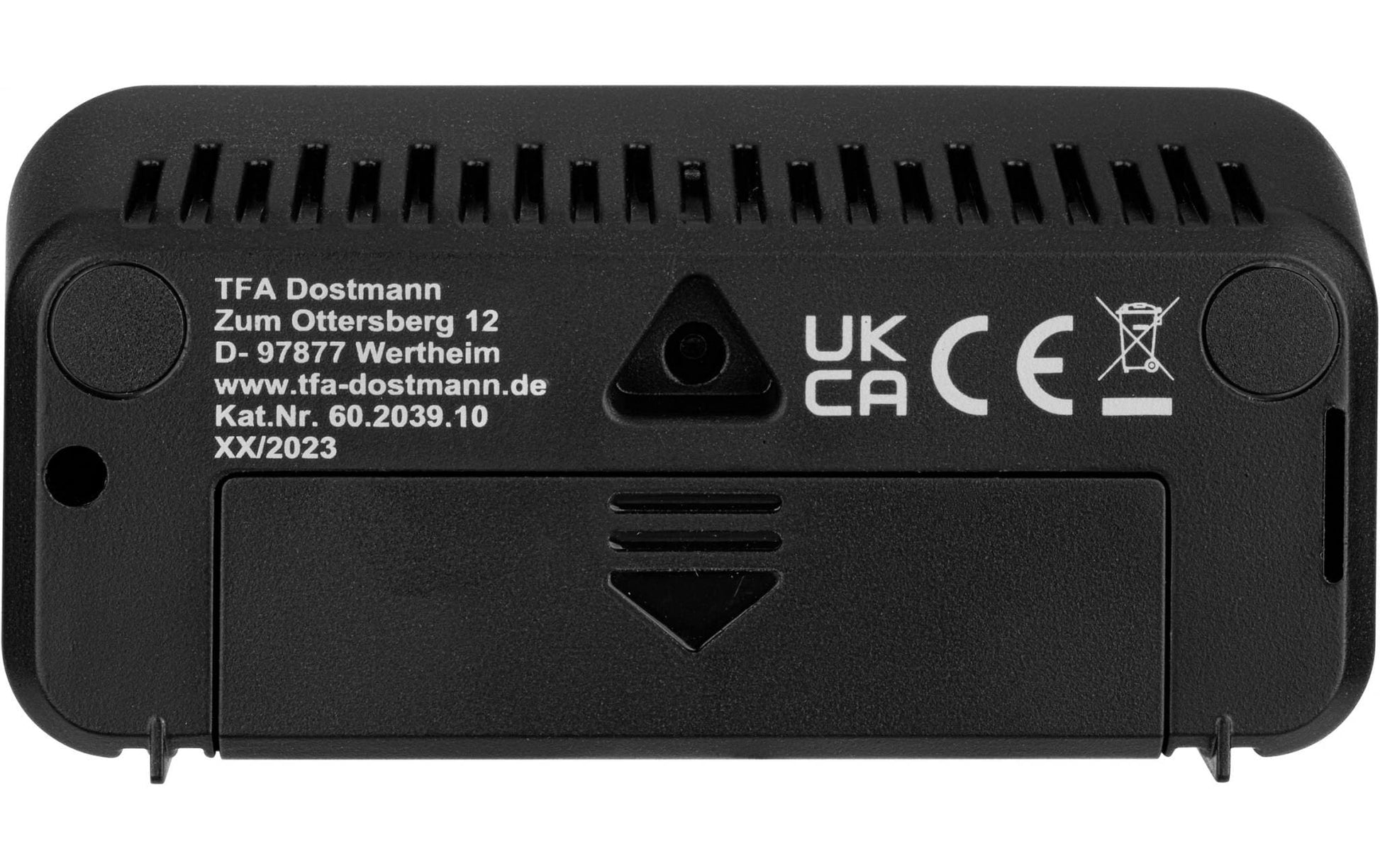 TFA-Dostmann TFA Dostmann Digitalwecker – Hygrometer, 2,5 × 3,8 × 8,4 cm, grau