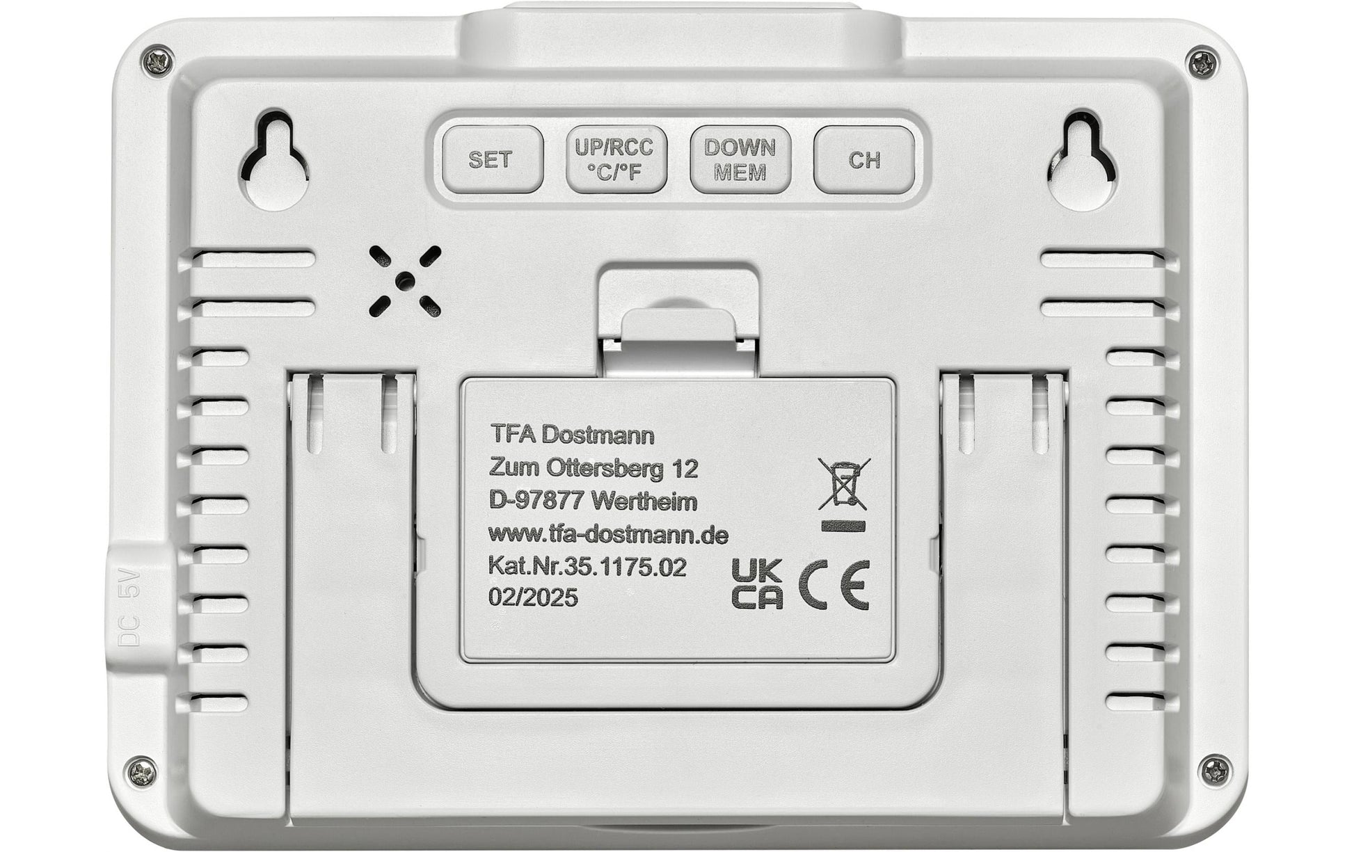 TFA-Dostmann Sky 35.1175.02 Temperatur-/Feuchtesensor – 433 MHz, −28,9–70,0 °C, 20–95 %, Innen/Aussen