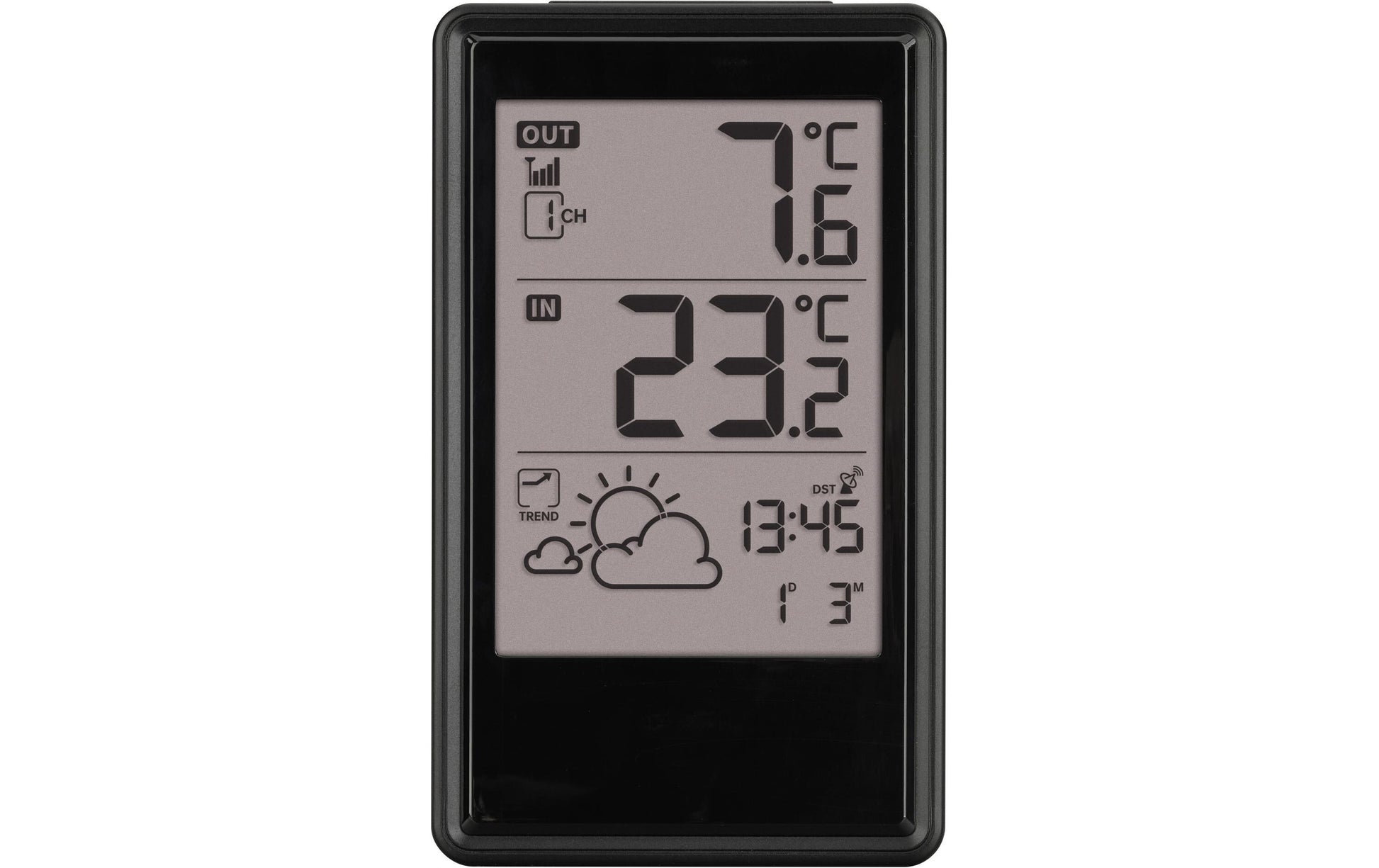 TFA-Dostmann 35.1170.01 – Wetterstation, Funk, innen/außen, inkl. Aussensensor